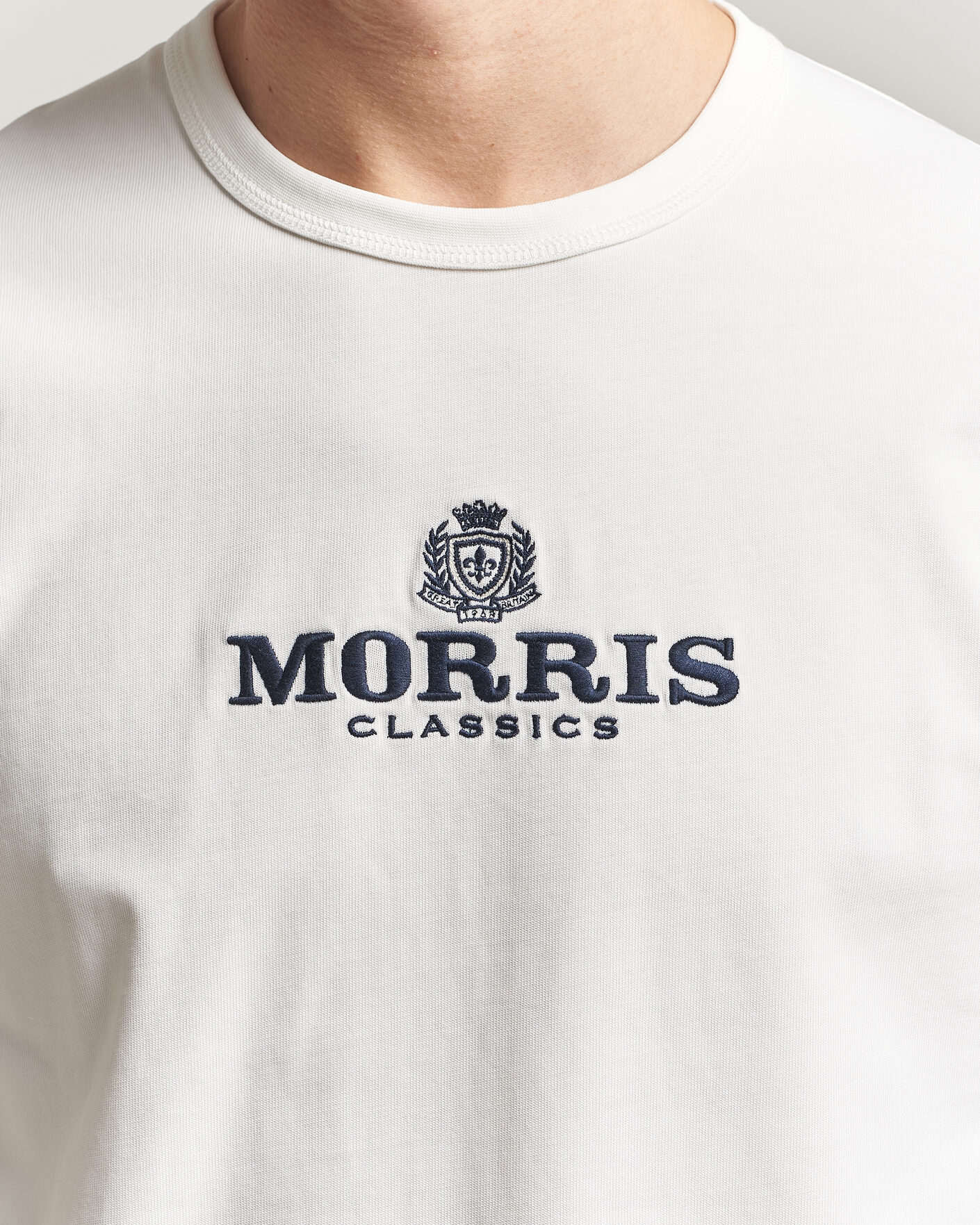 Herre | T-Shirts | Morris | Brian T-Shirt Off White
