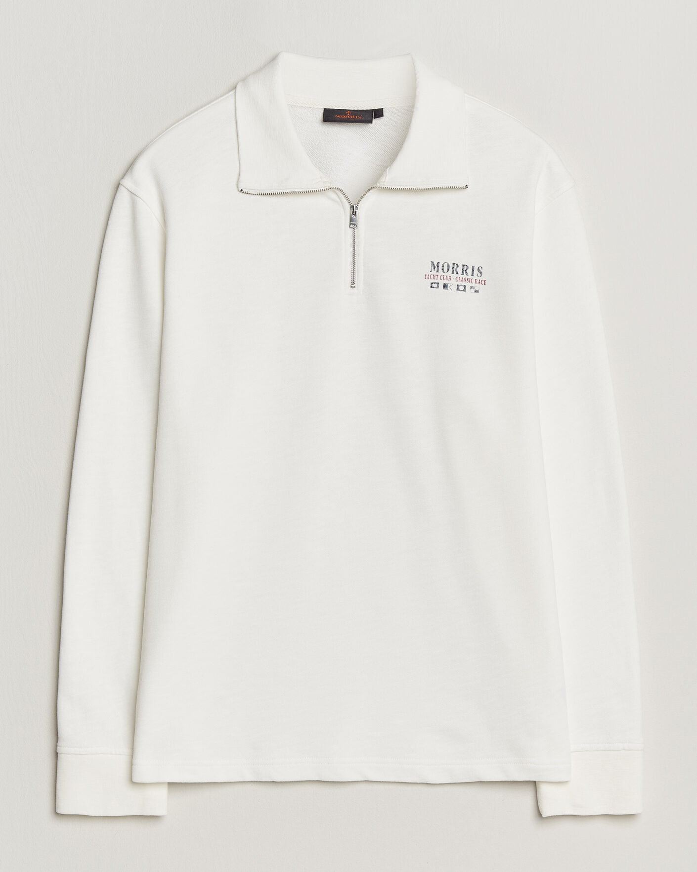 Herre | Gensere | Morris | Northcott Slub Half-Zip White