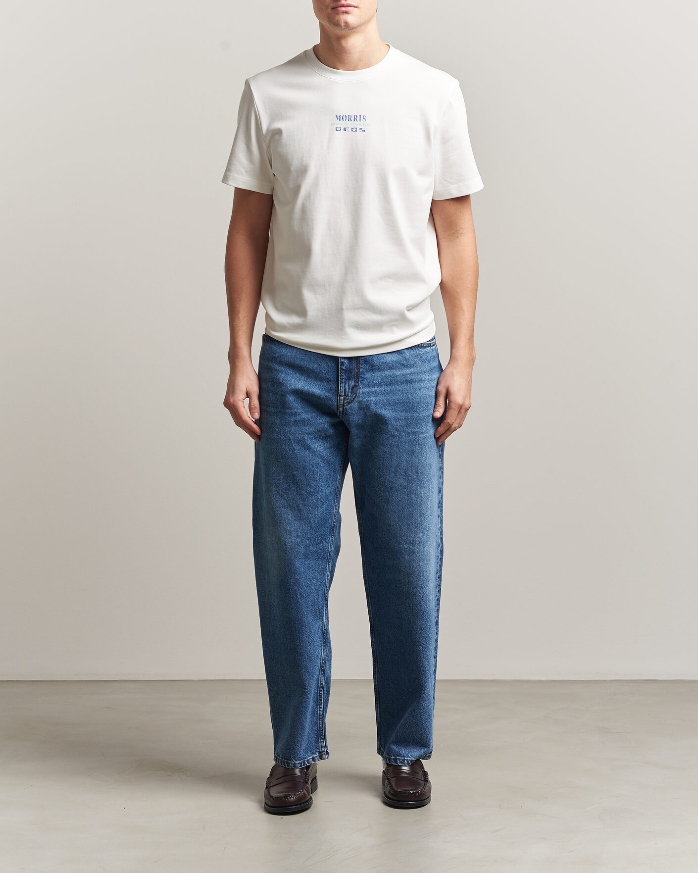 Herre | T-Shirts | Morris | Nevile T-Shirt White
