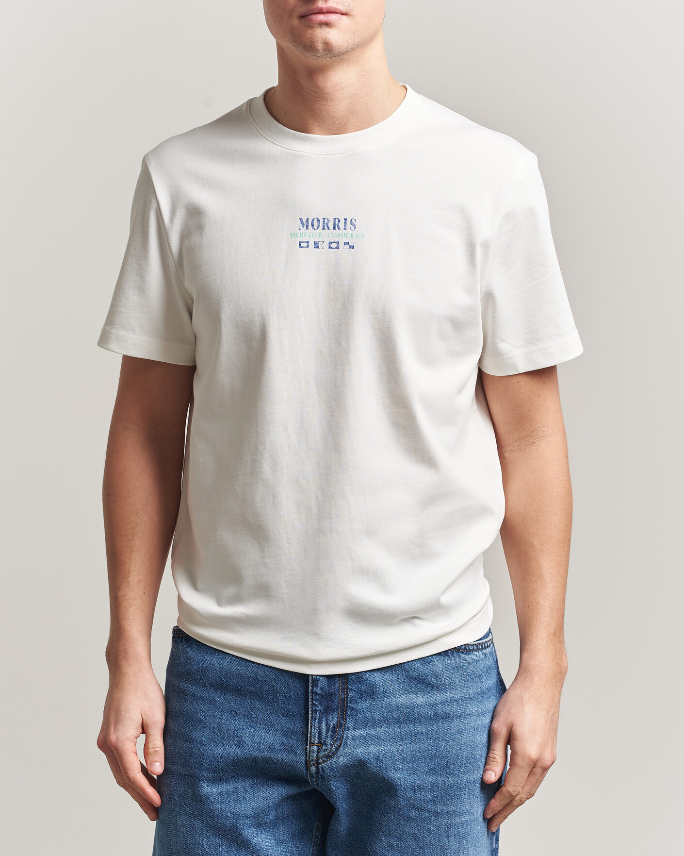 Herre | T-Shirts | Morris | Nevile T-Shirt White