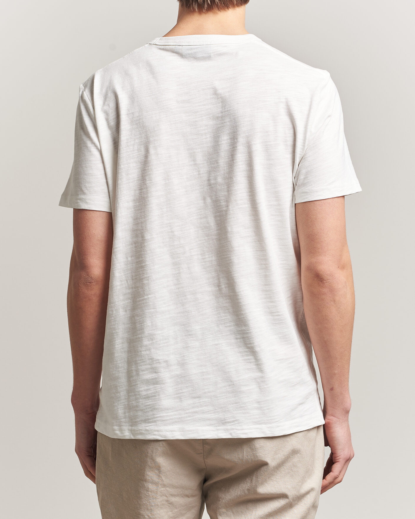Herre | T-Shirts | Morris | Watson Slub T-Shirt Off White