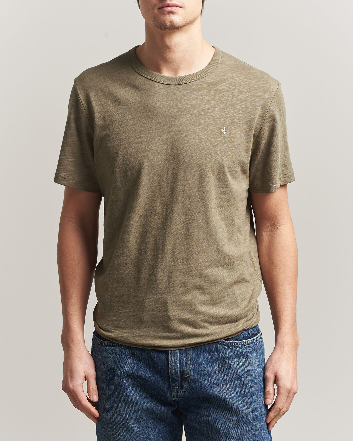 Herre | T-Shirts | Morris | Watson Slub T-Shirt Olive