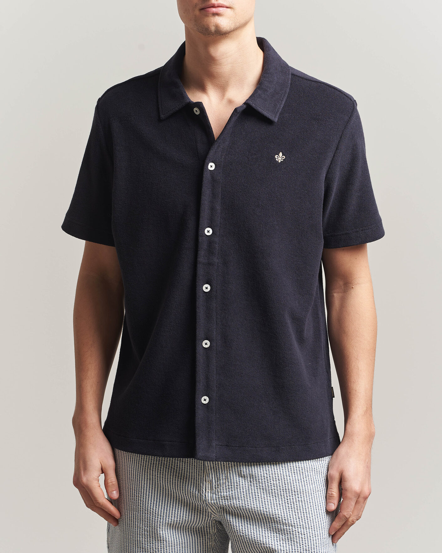 Herre | Pikéer | Morris | Lily Terry Shirt Navy
