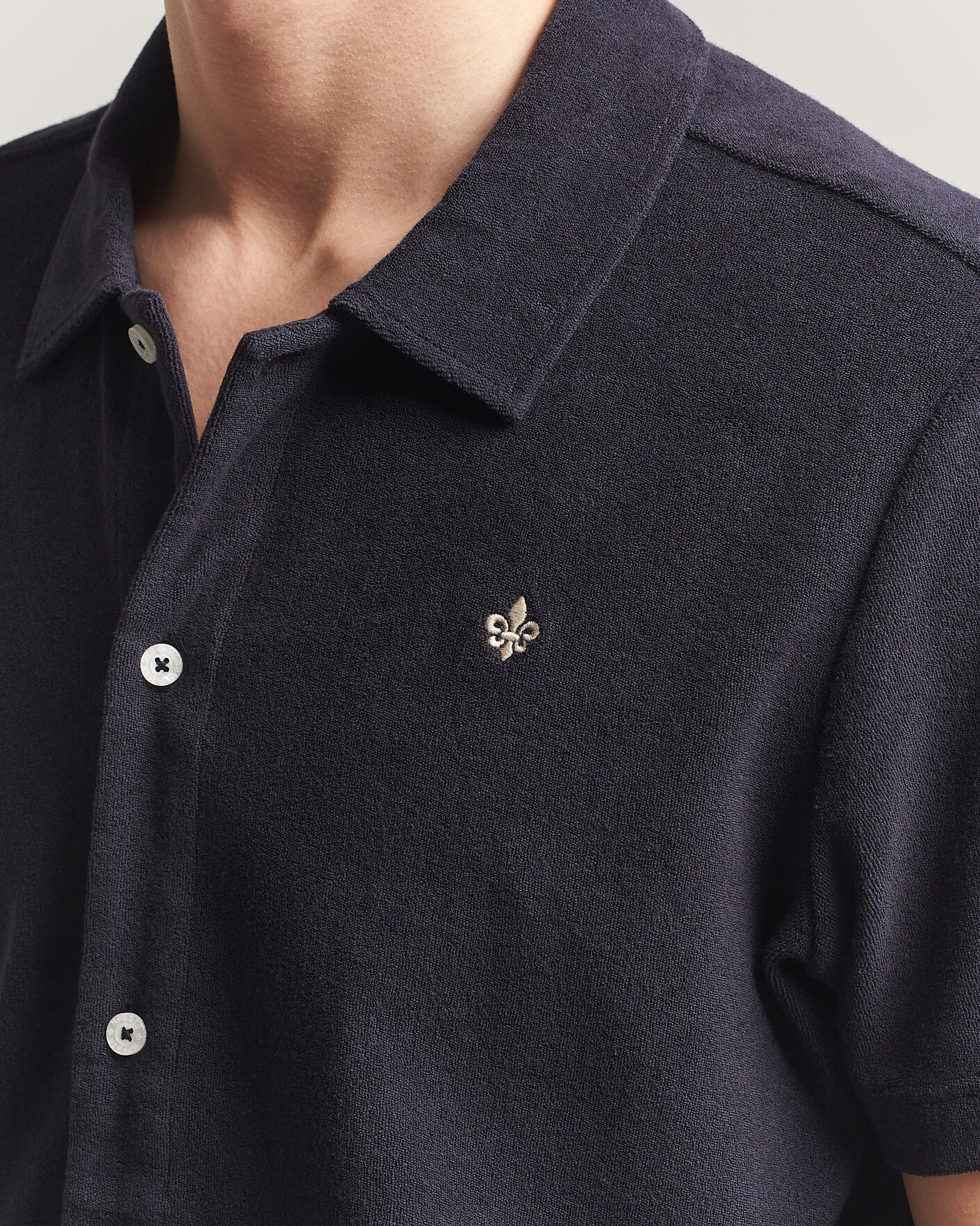 Herre | Pikéer | Morris | Lily Terry Shirt Navy