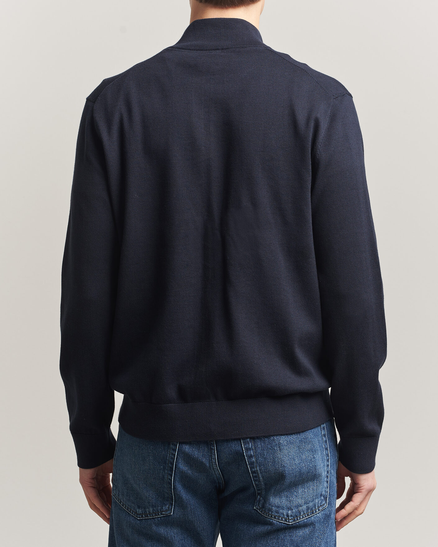 Herre | Gensere | Morris | Riley Zip Cardigan Navy