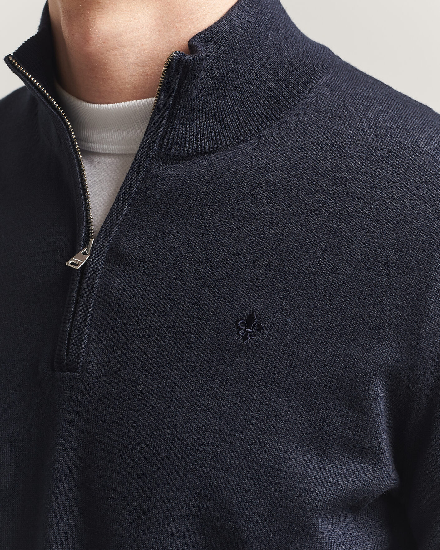 Herre | Gensere | Morris | Riley Half-Zip Navy