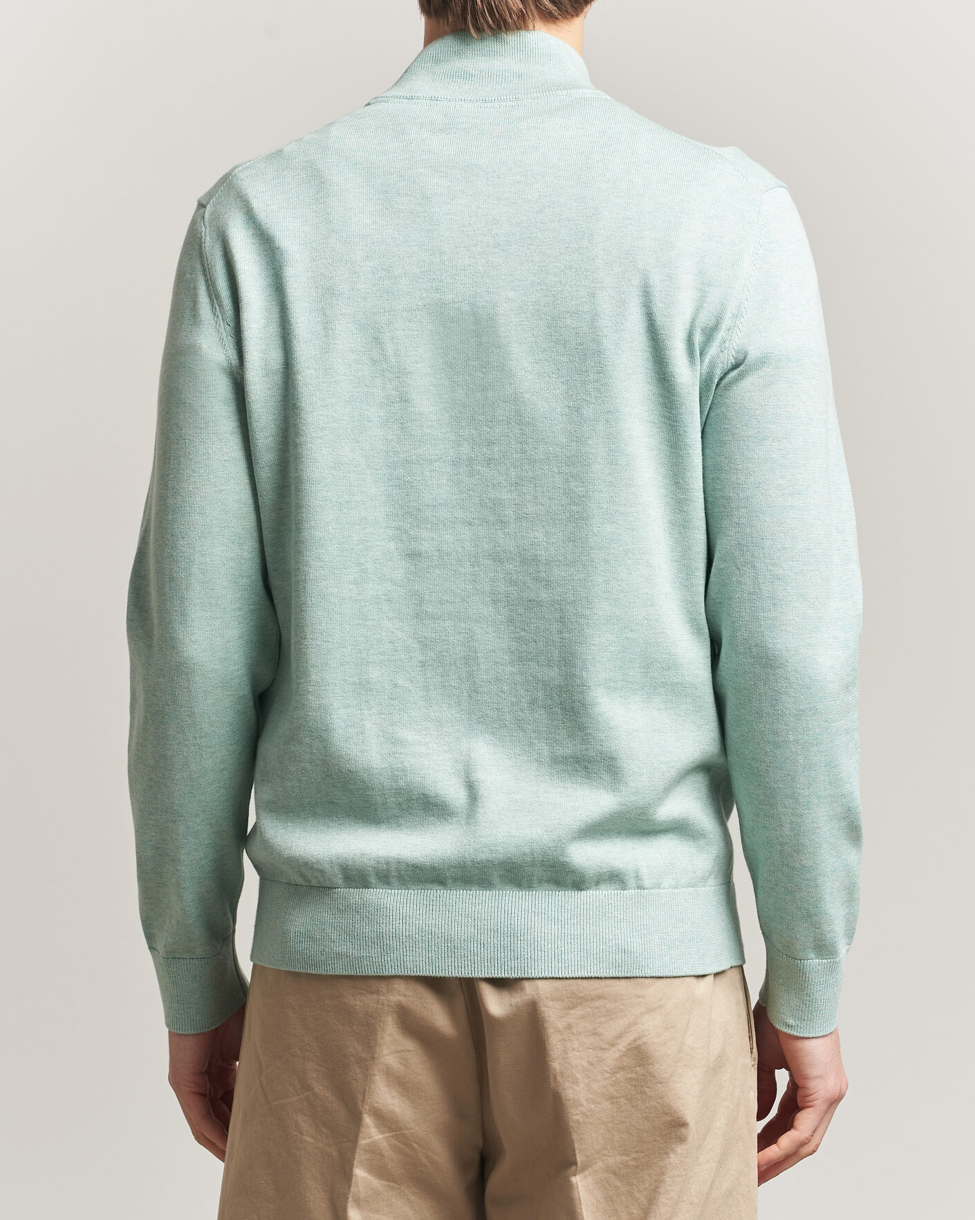 Herre | Gensere | Morris | Riley Half-Zip Green