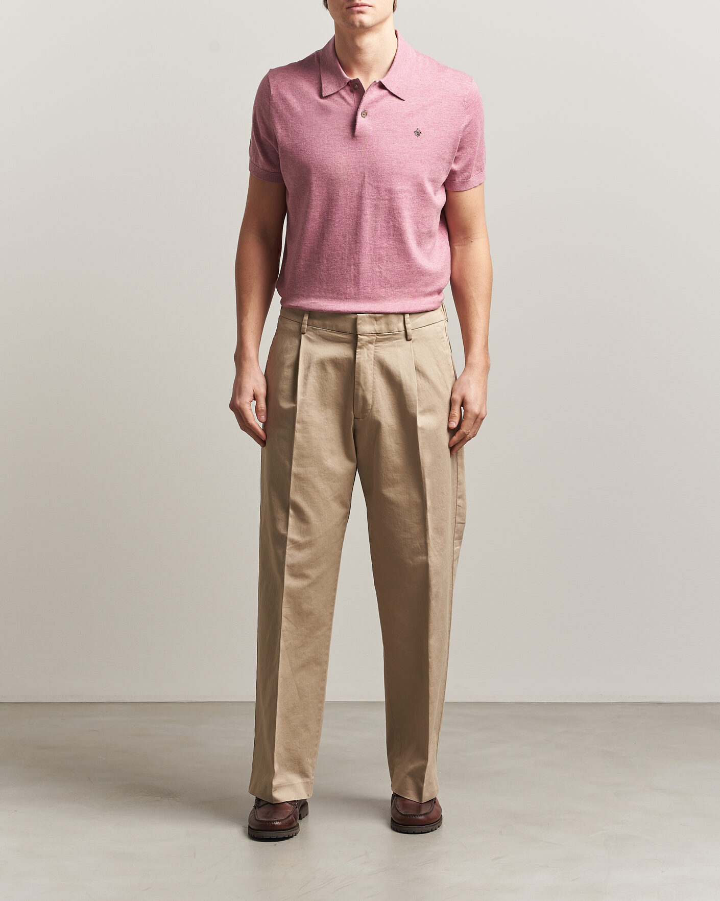 Herre | Pikéer | Morris | Riley Short Sleeve Polo Pink
