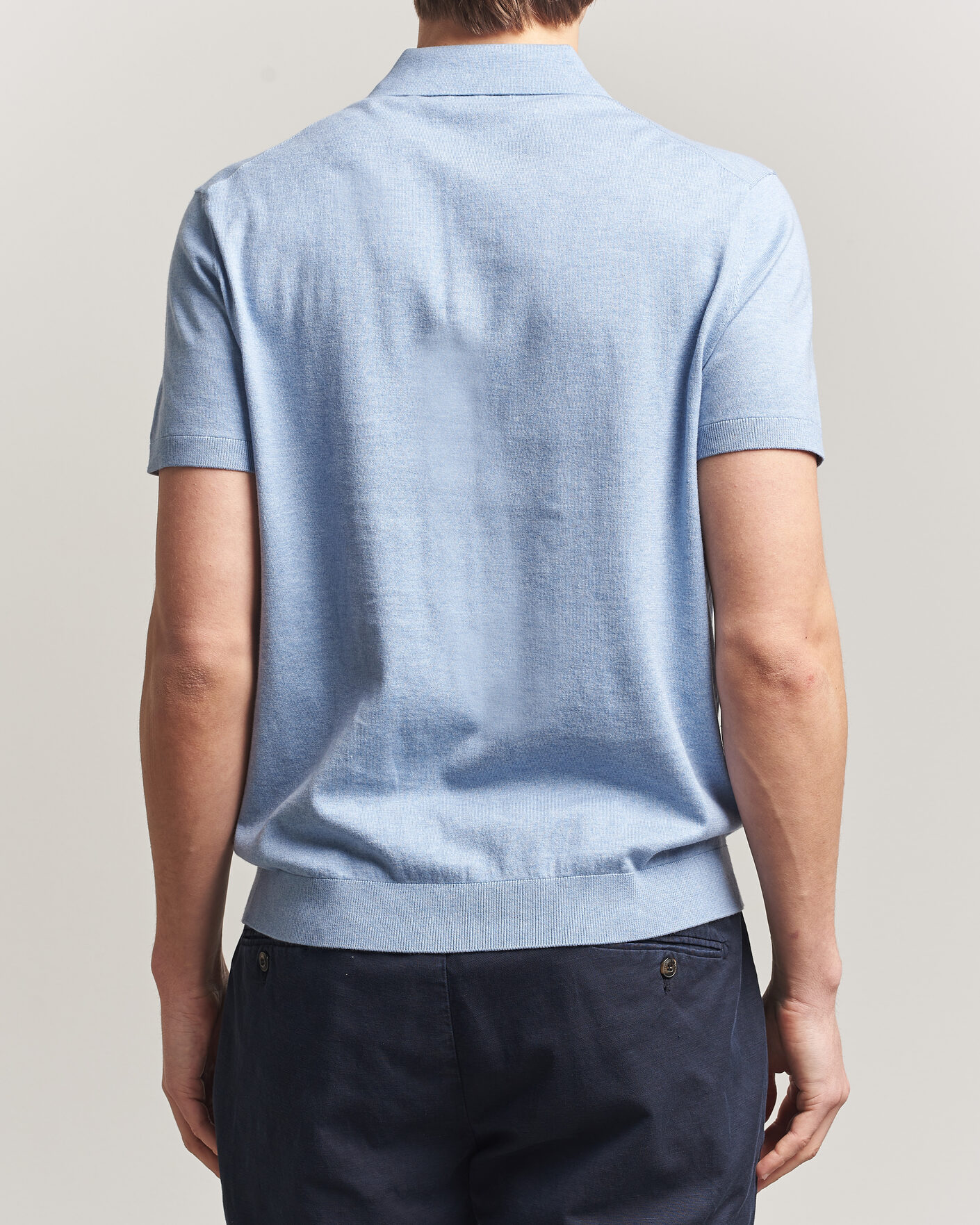 Herre | Pikéer | Morris | Riley Short Sleeve Polo Light Blue