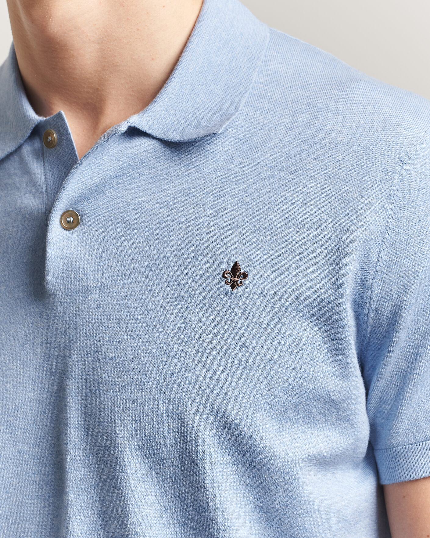 Herre | Pikéer | Morris | Riley Short Sleeve Polo Light Blue