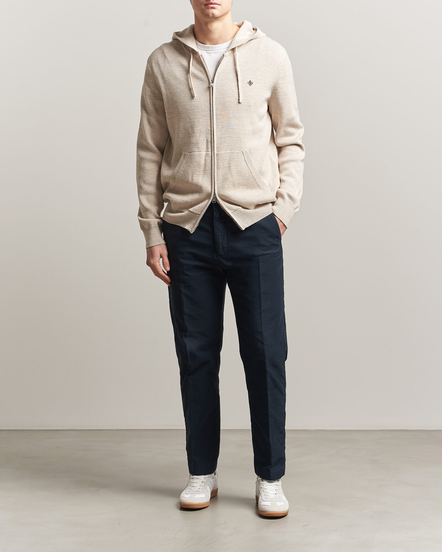 Herre | Gensere | Morris | Randall Full-Zip Hoodie Khaki