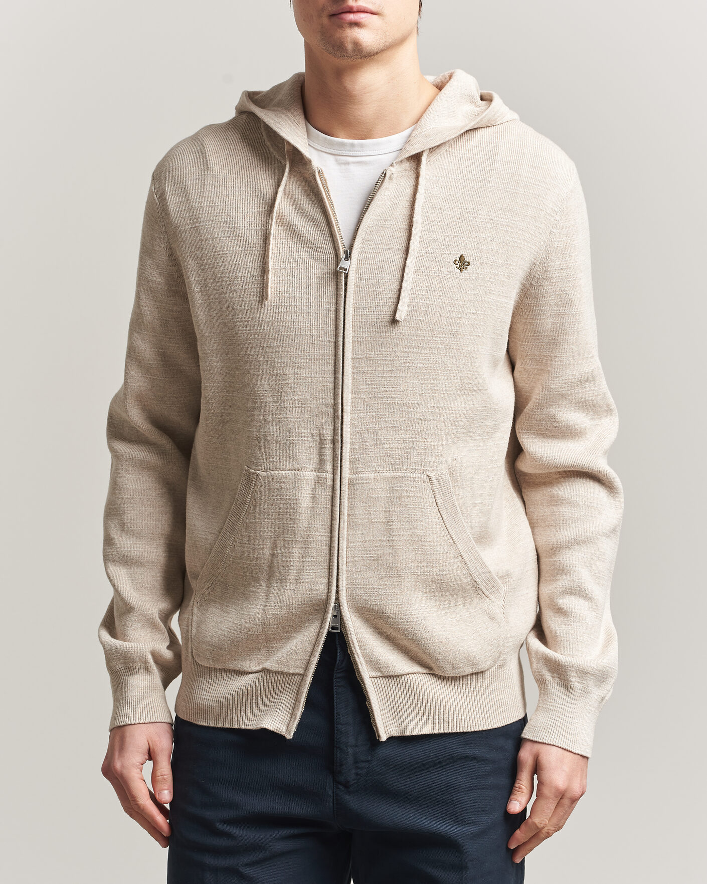 Herre | Gensere | Morris | Randall Full-Zip Hoodie Khaki
