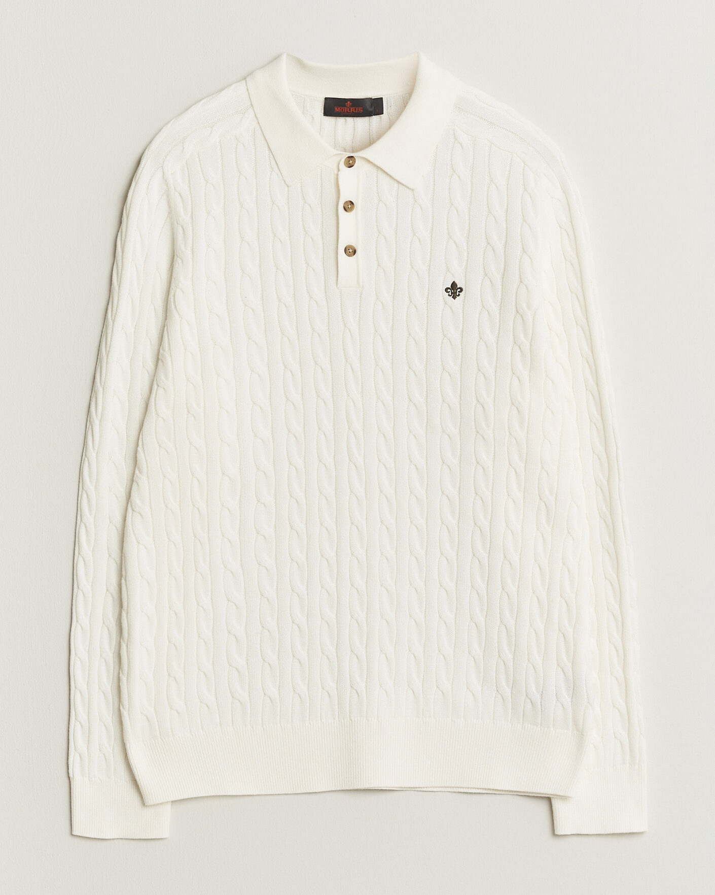 Herre | Gensere | Morris | Lancaster Cable Polo Off White