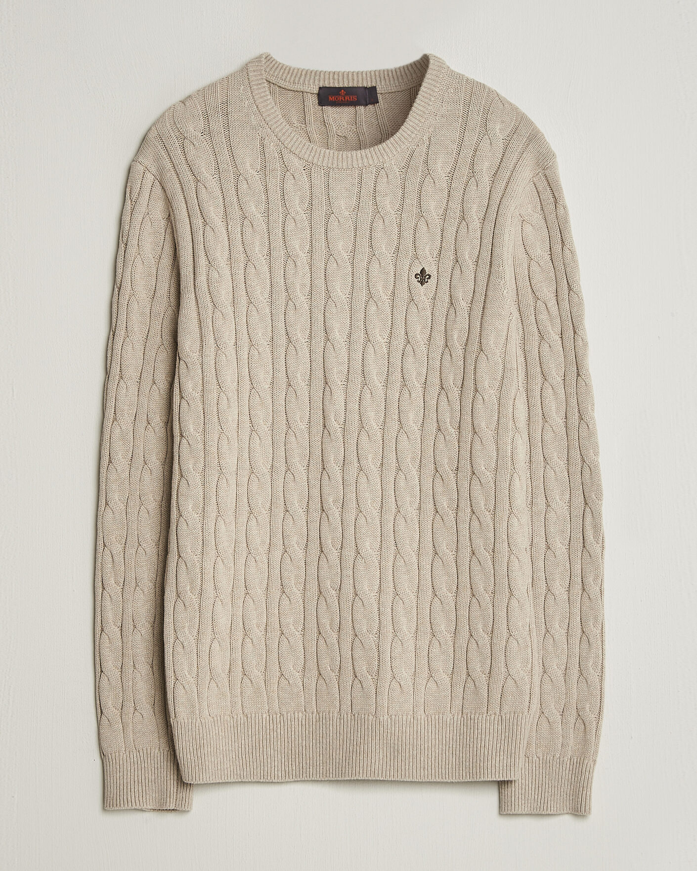 Herre | Gensere | Morris | Ethan Cable Oneck Khaki