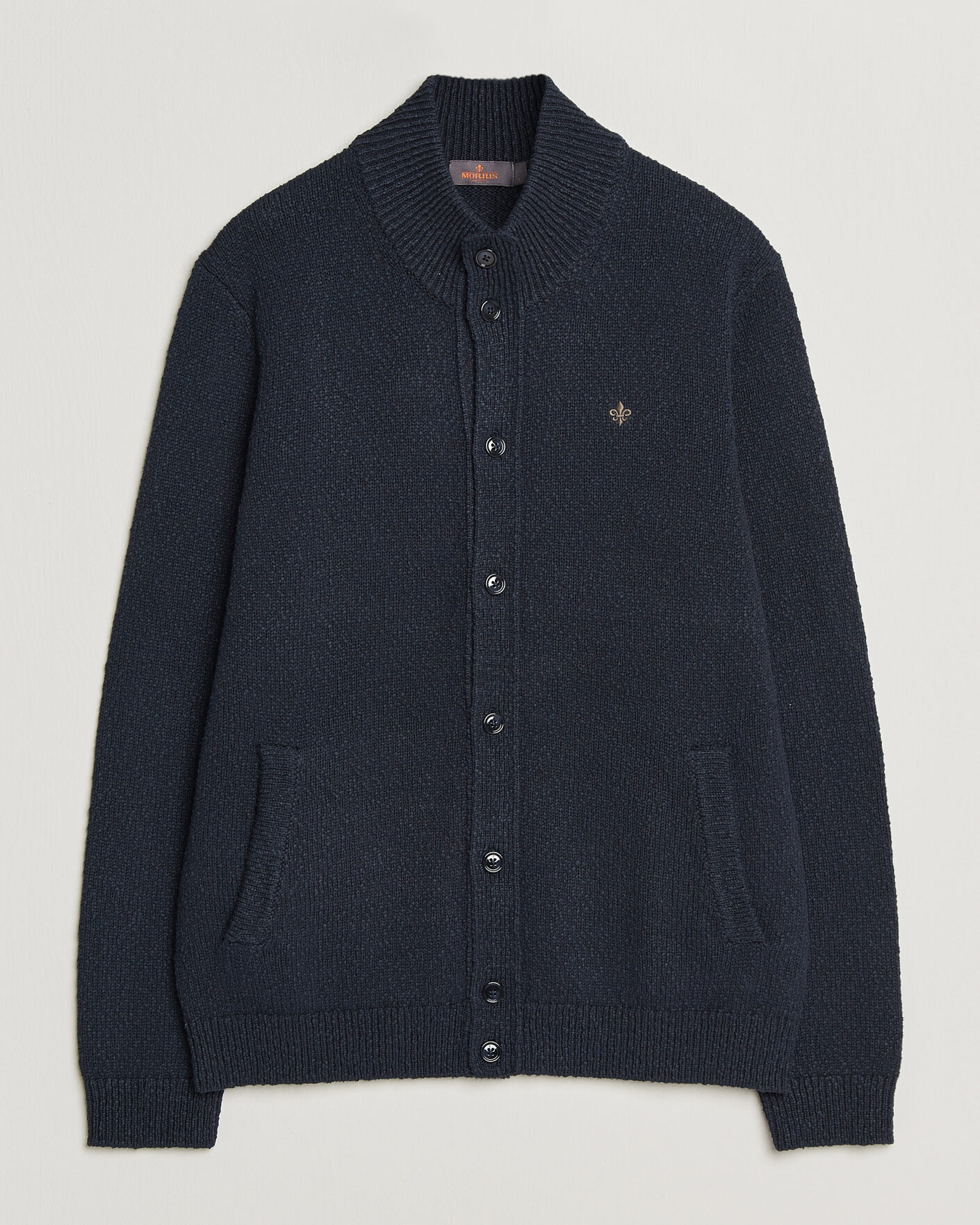 Herre | Gensere | Morris | Windham Button Cardigan Navy