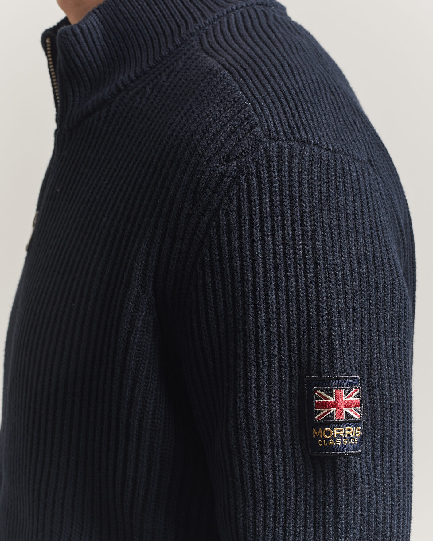 Herre | Gensere | Morris | Brenton Full-Zip Cardigan Navy