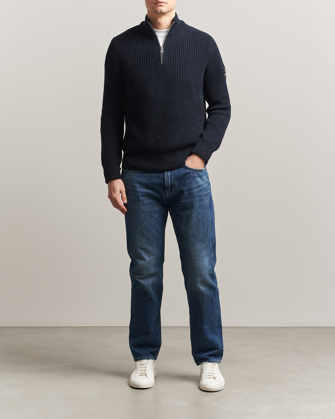 Herre | Gensere | Morris | Brenton Half-Zip Navy