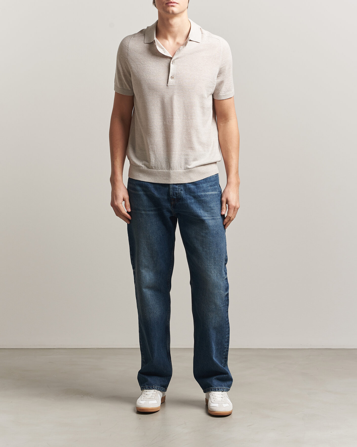 Herre | Pikéer | Morris | Colin Short Sleeve Polo Shirt Khaki