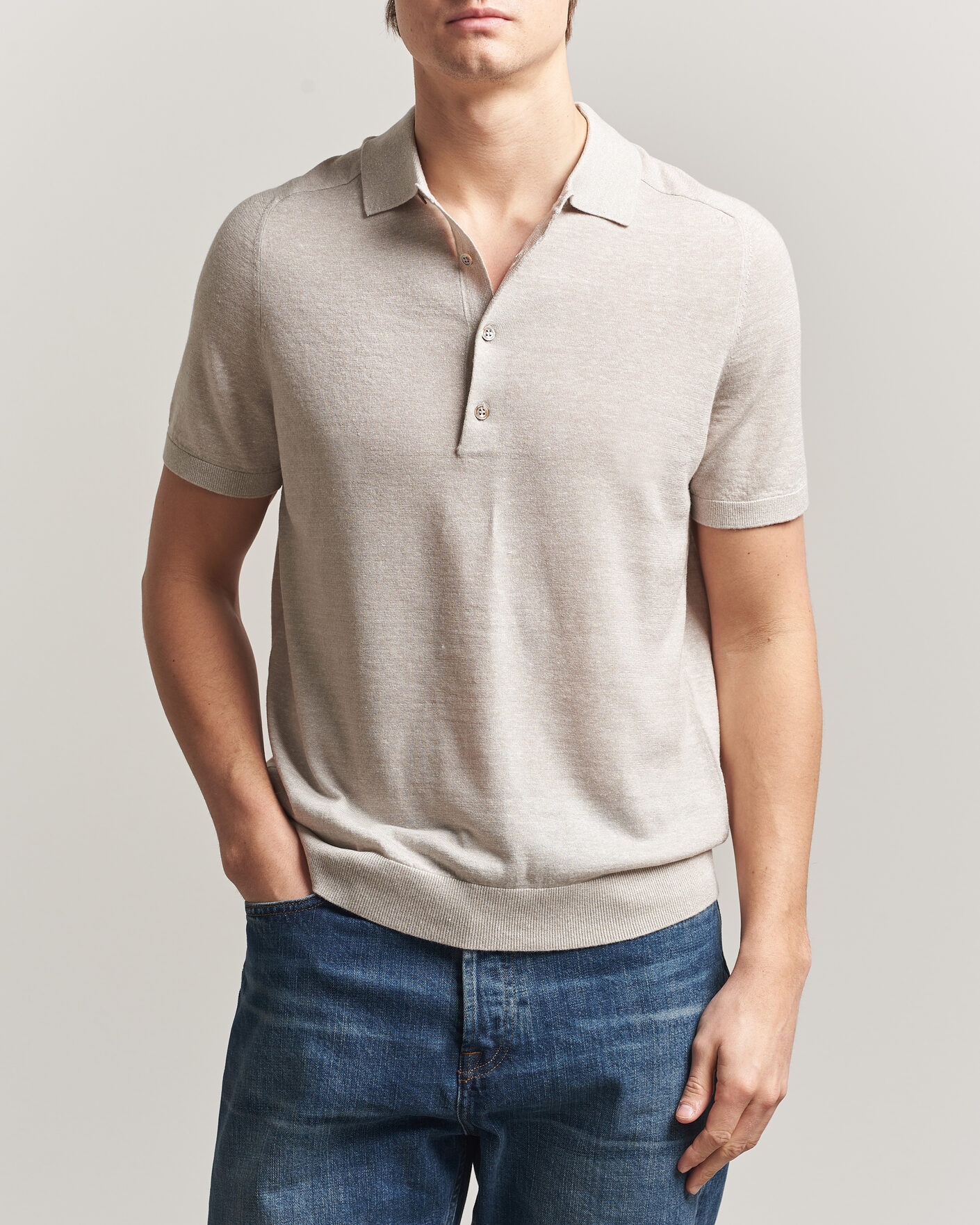 Herre | Pikéer | Morris | Colin Short Sleeve Polo Shirt Khaki