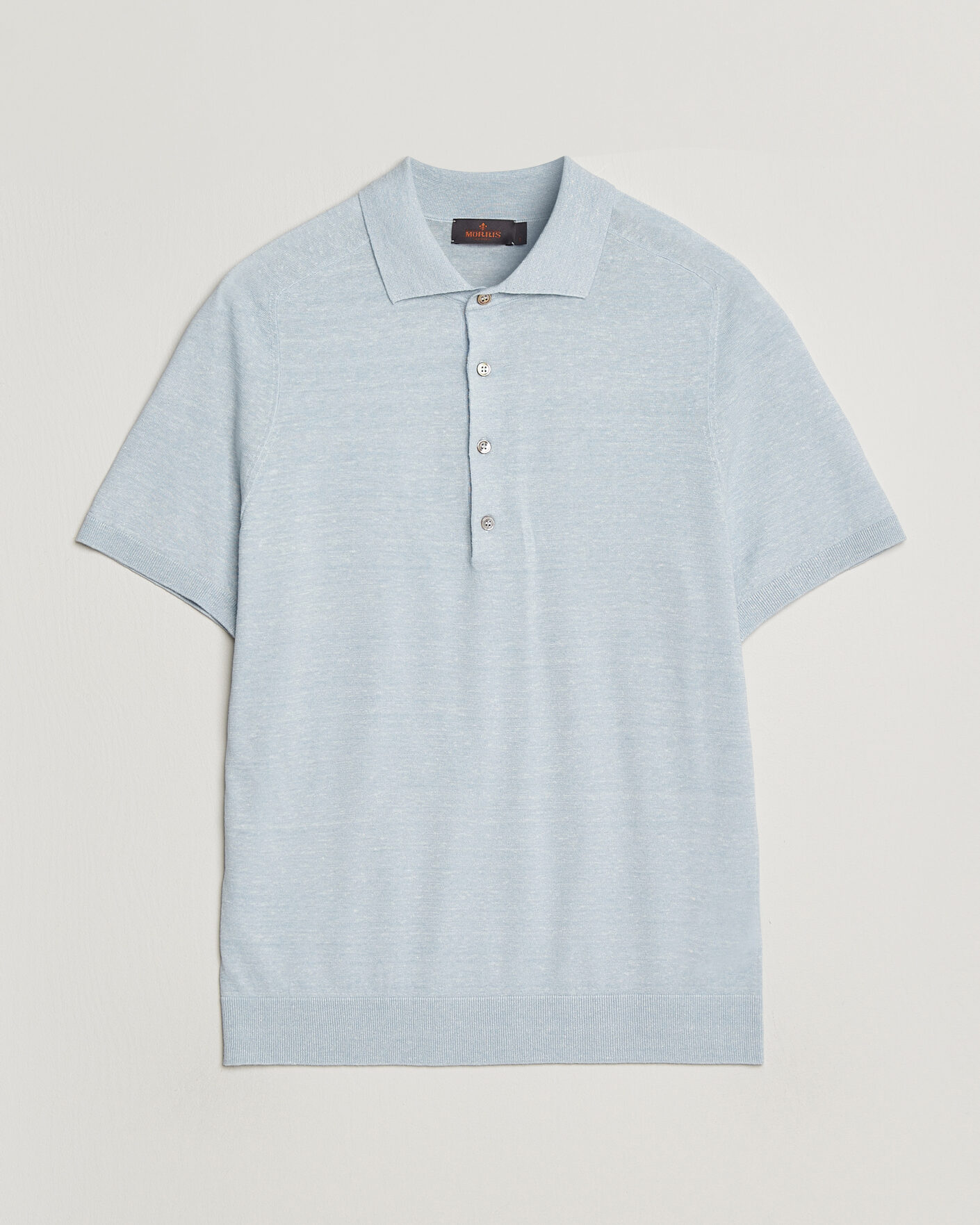 Herre | Pikéer | Morris | Colin Short Sleeve Polo Shirt Light Blue