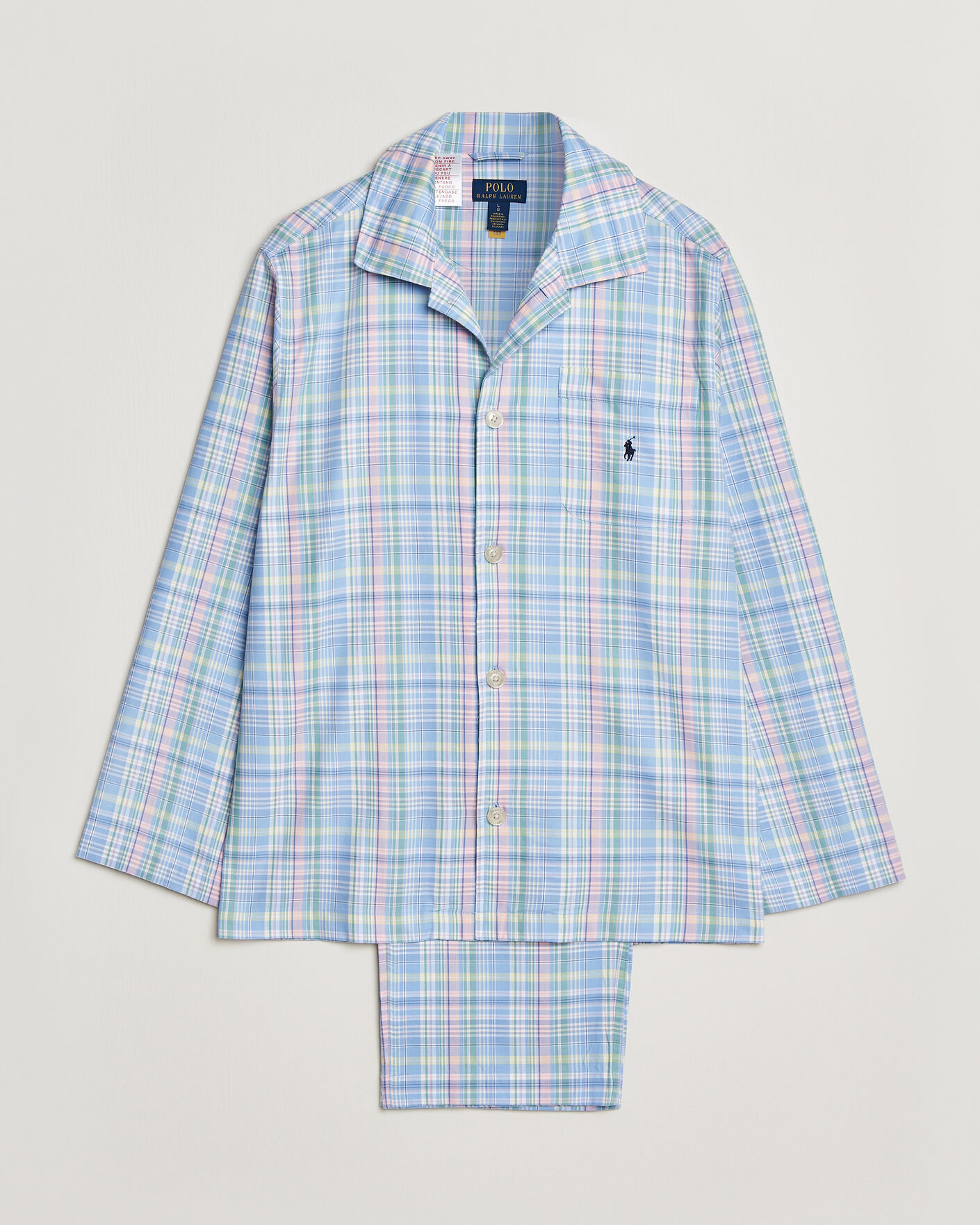 Herre | Pyjamaser og badekåper | Polo Ralph Lauren | Cotton Checked Pyjama Set Multi