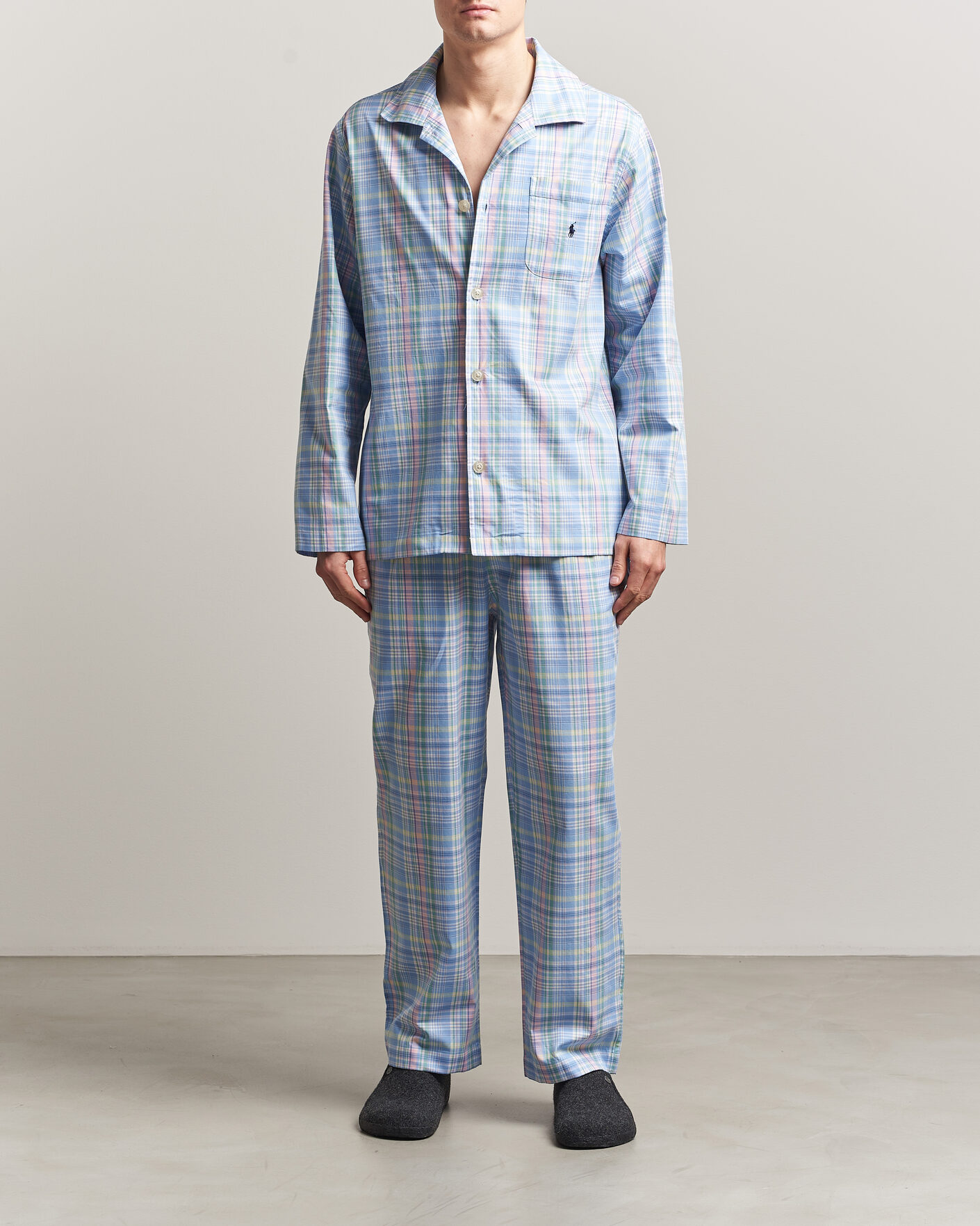 Herre | Pyjamaser og badekåper | Polo Ralph Lauren | Cotton Checked Pyjama Set Multi