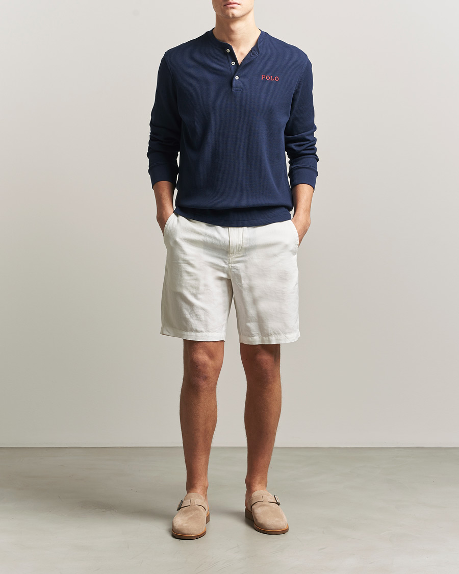Herre | Pyjamaser og badekåper | Polo Ralph Lauren | Waffle Henley Loungewear Cruise Navy