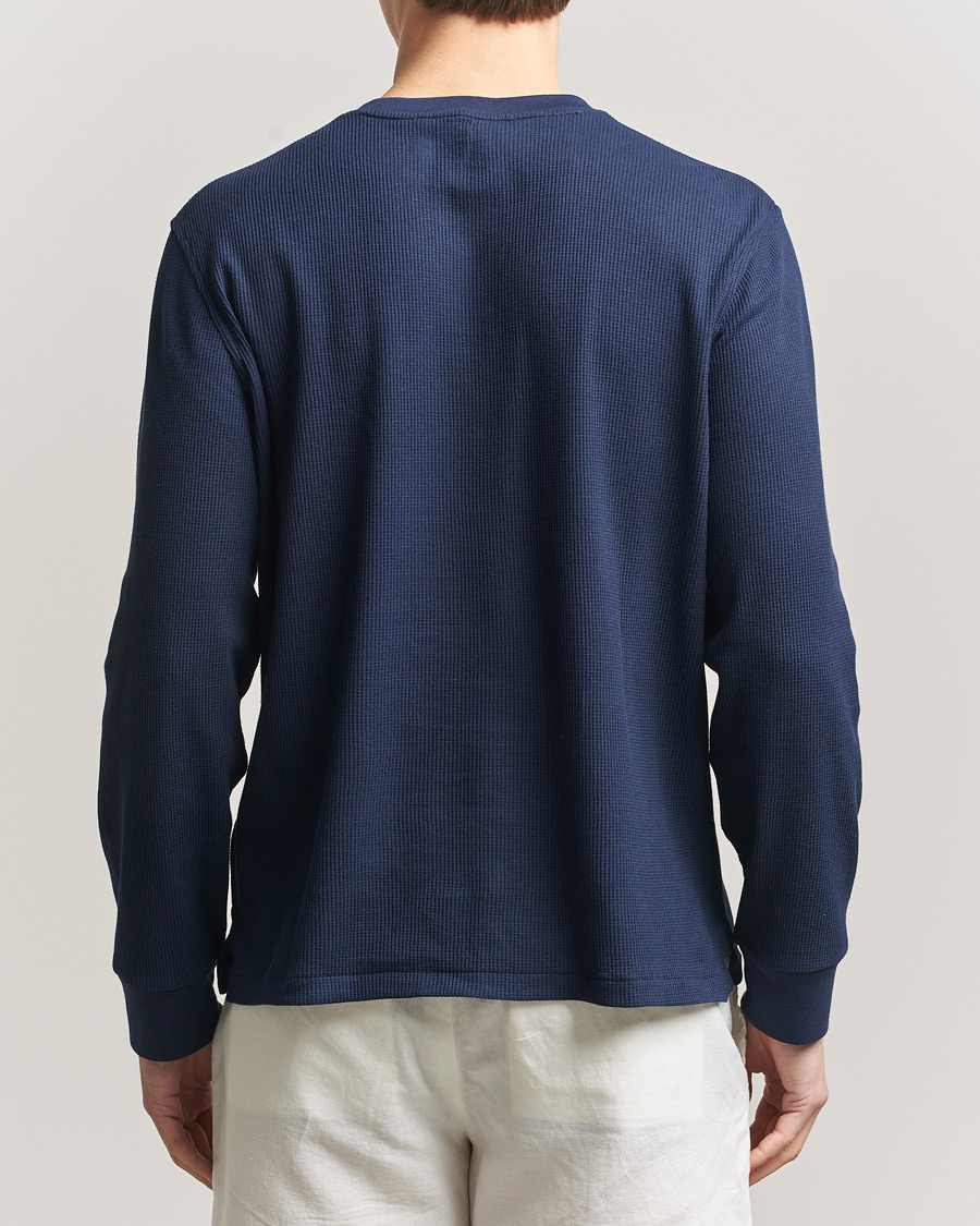 Herre | Pyjamaser og badekåper | Polo Ralph Lauren | Waffle Henley Loungewear Cruise Navy