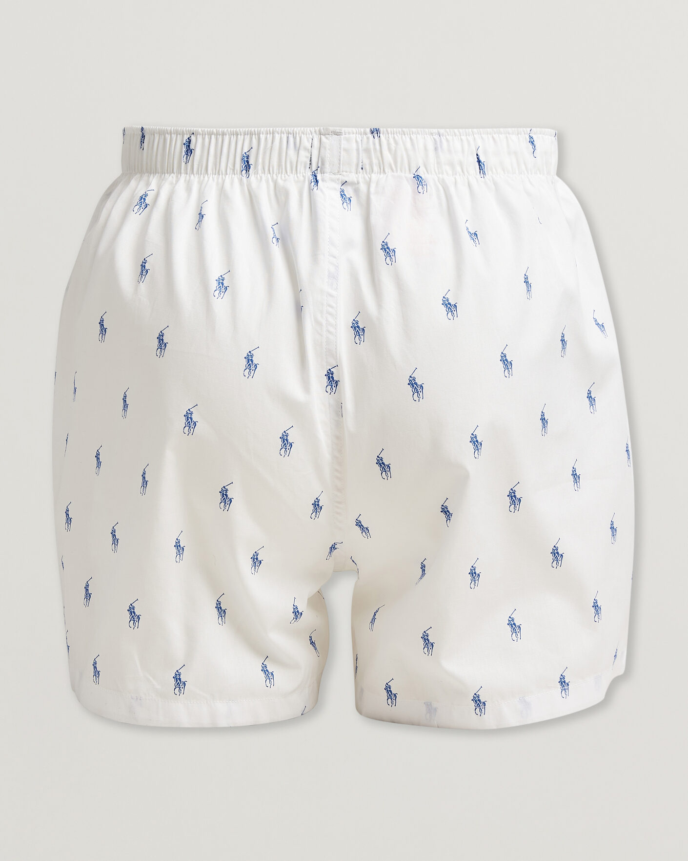 Herre | Undertøy | Polo Ralph Lauren | 3-Pack Woven Boxer White/Blue Stripe