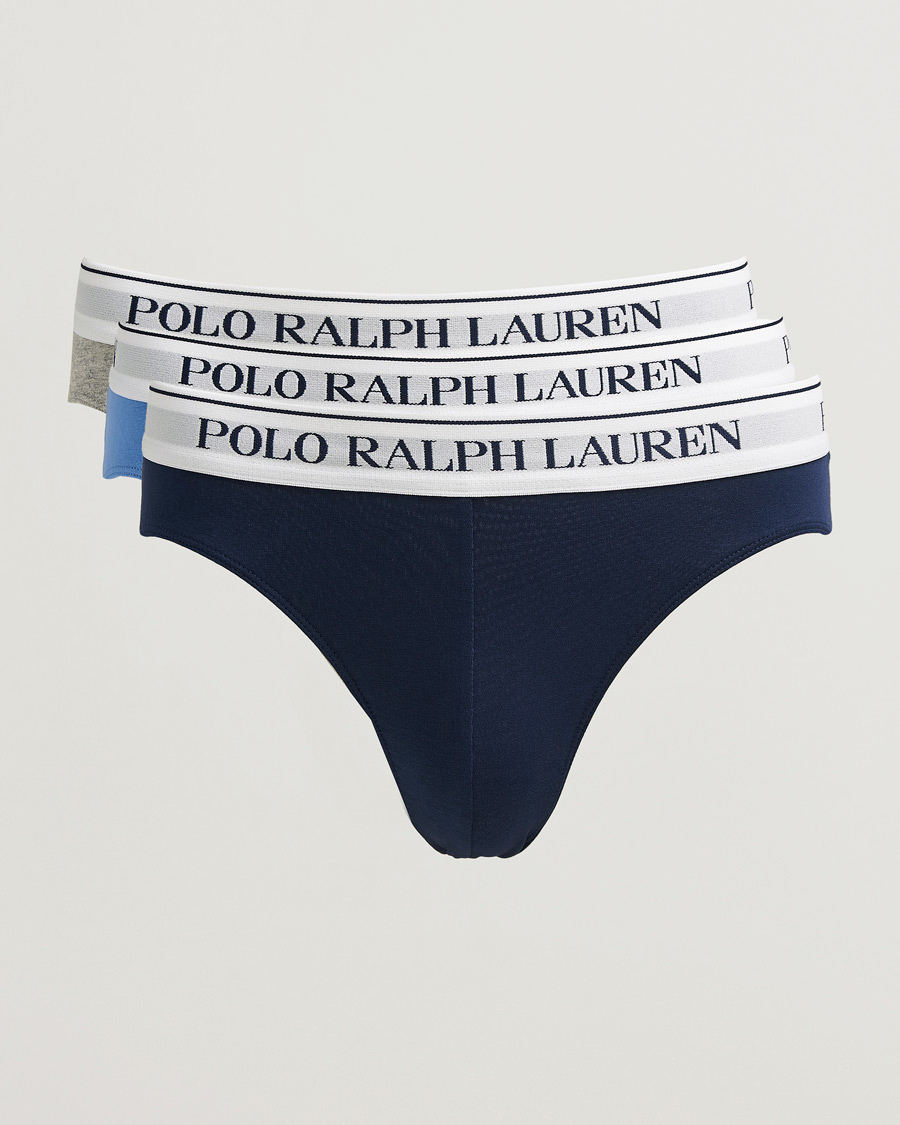 Herre | Undertøy | Polo Ralph Lauren | 3-Pack Brief Navy/Harbour Island/Andover