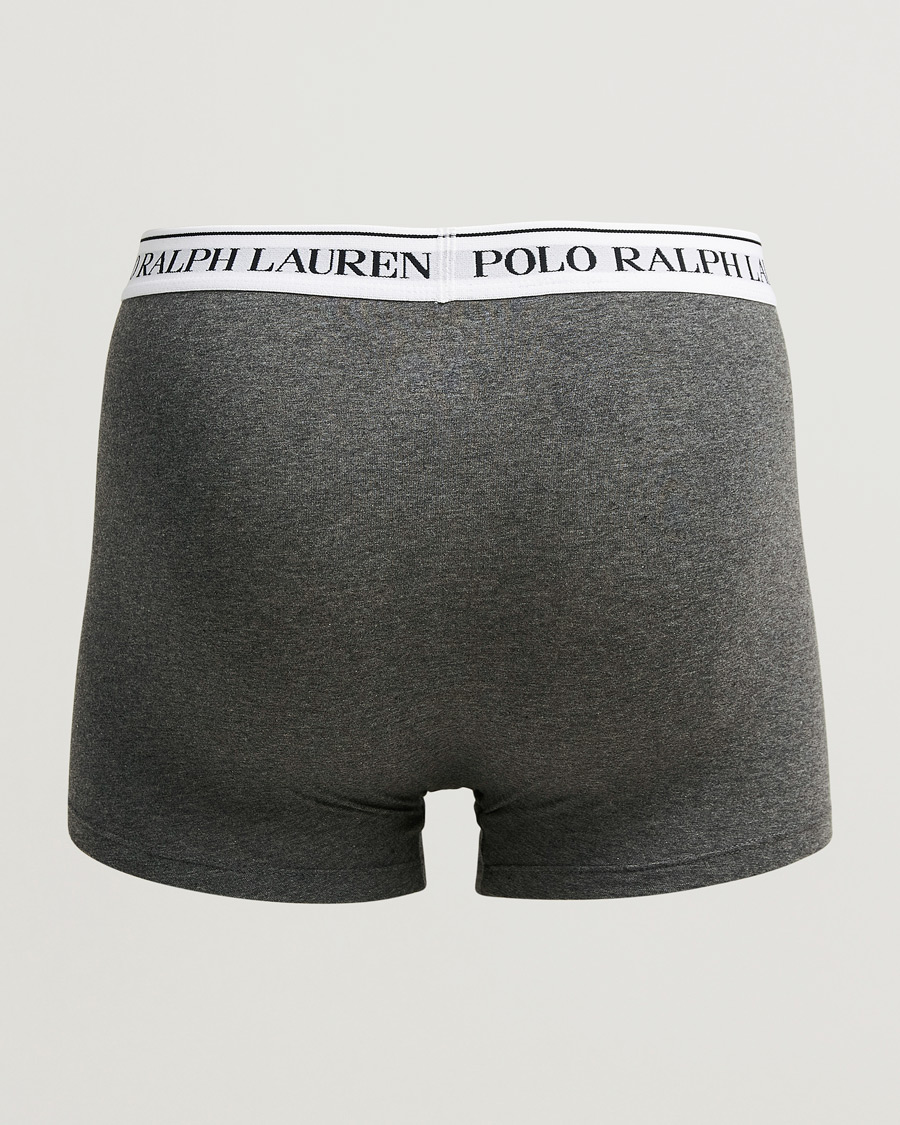 Herre | Undertøy | Polo Ralph Lauren | 3-Pack Trunk White/Grey/Black