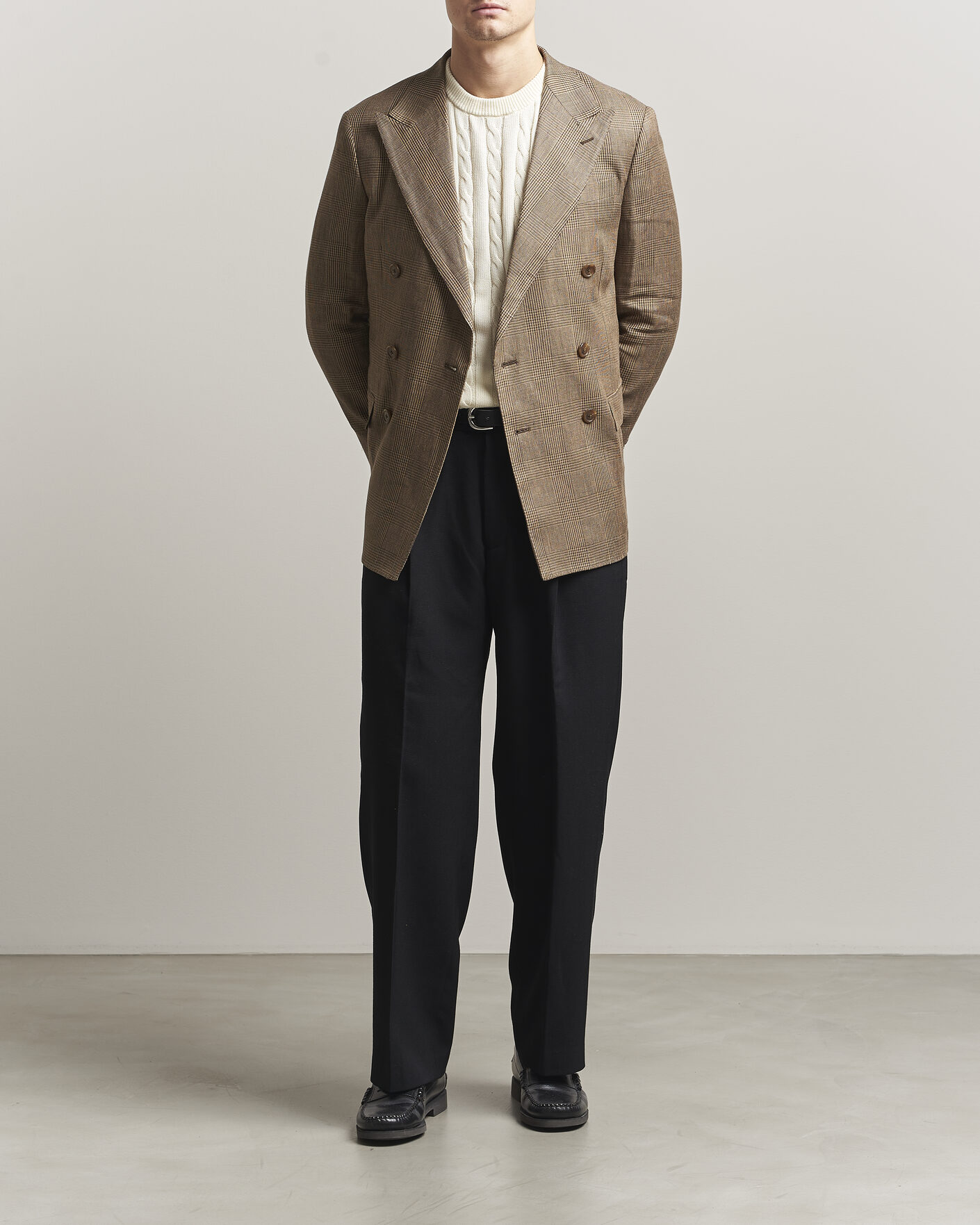 Herre | Dressjakker | Polo Ralph Lauren | Mini Glenplaid DB Blazer Sage Multi