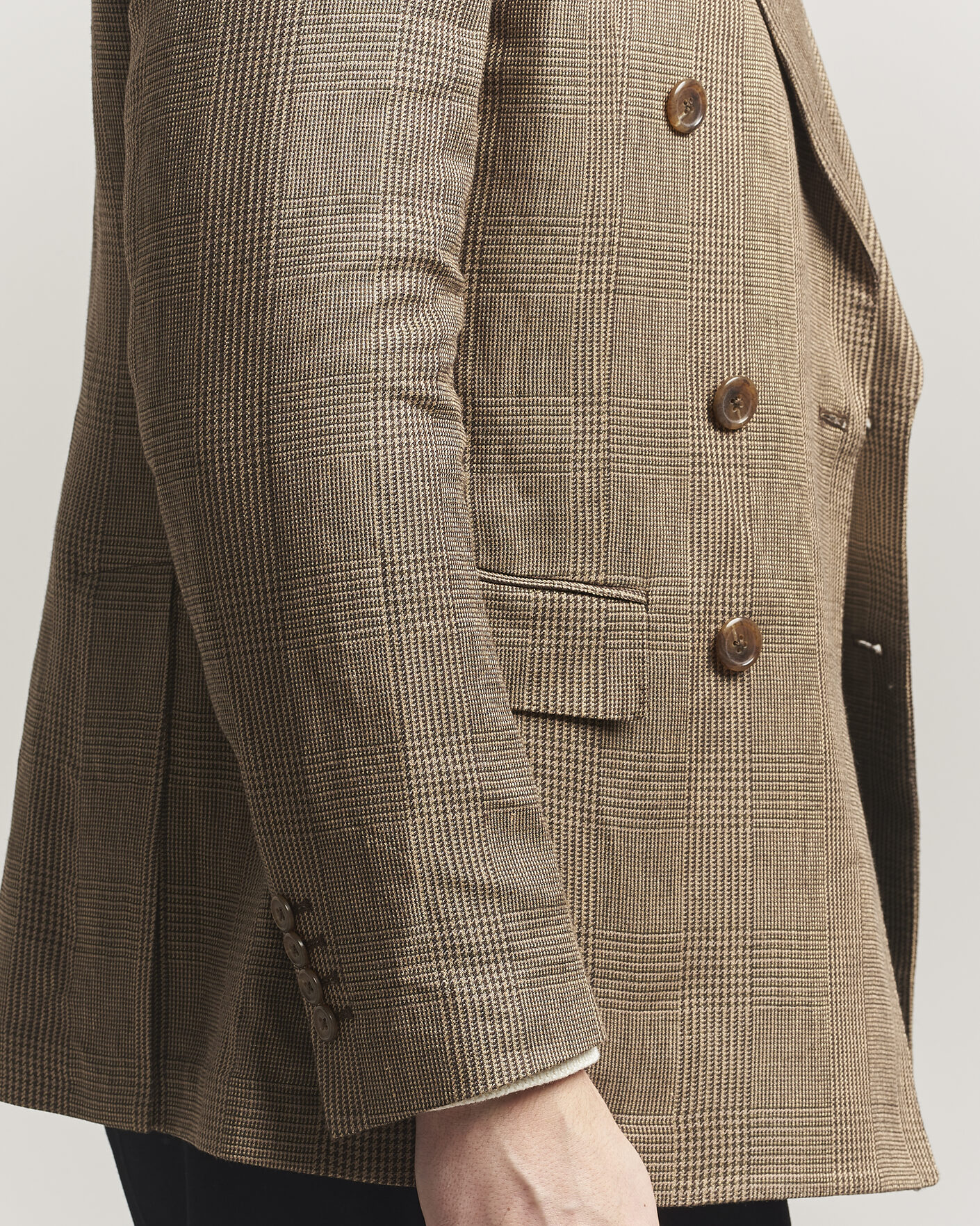 Herre | Dressjakker | Polo Ralph Lauren | Mini Glenplaid DB Blazer Sage Multi