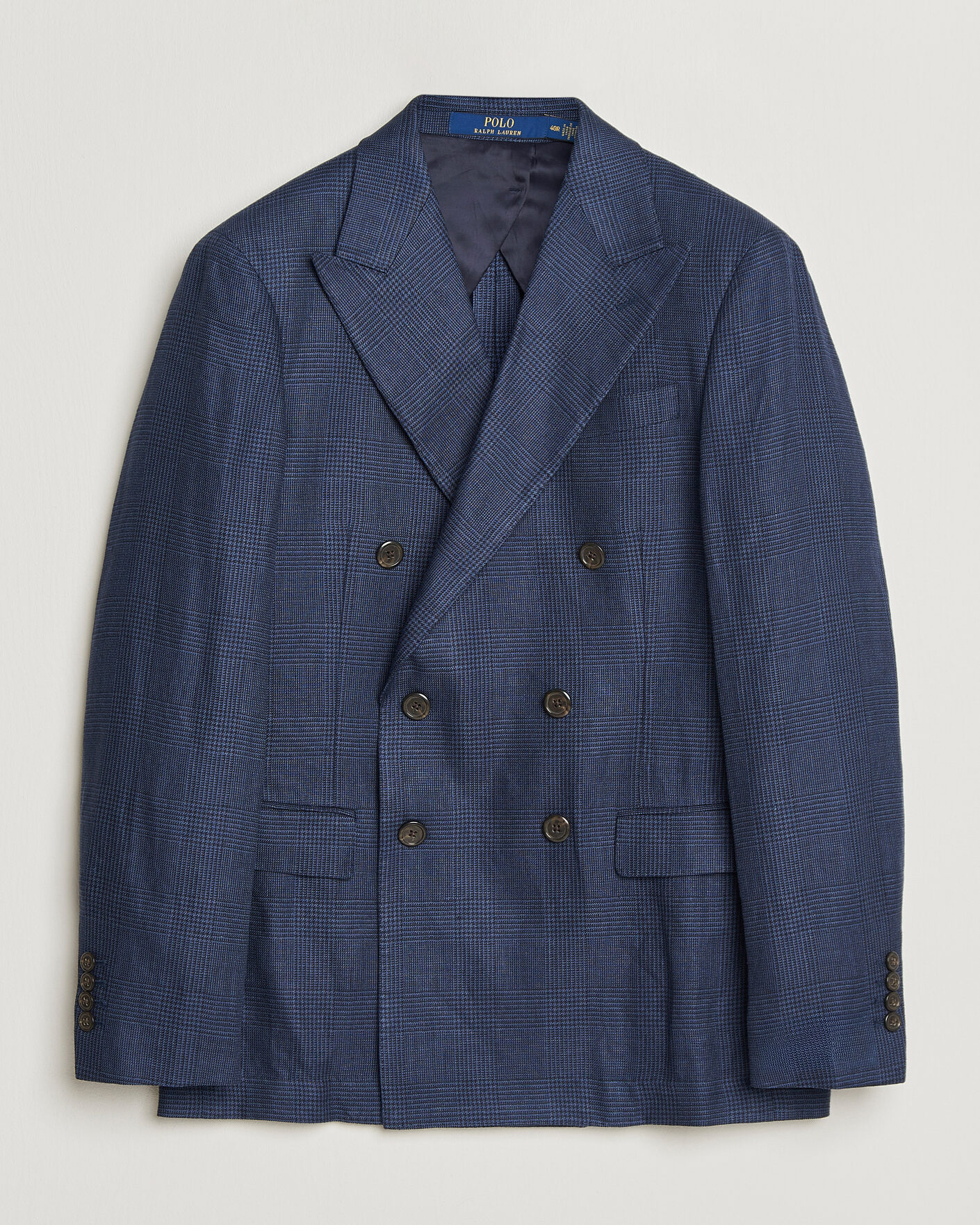 Herre | Dressjakker | Polo Ralph Lauren | Mini Glenplaid DB Blazer Spring Navy
