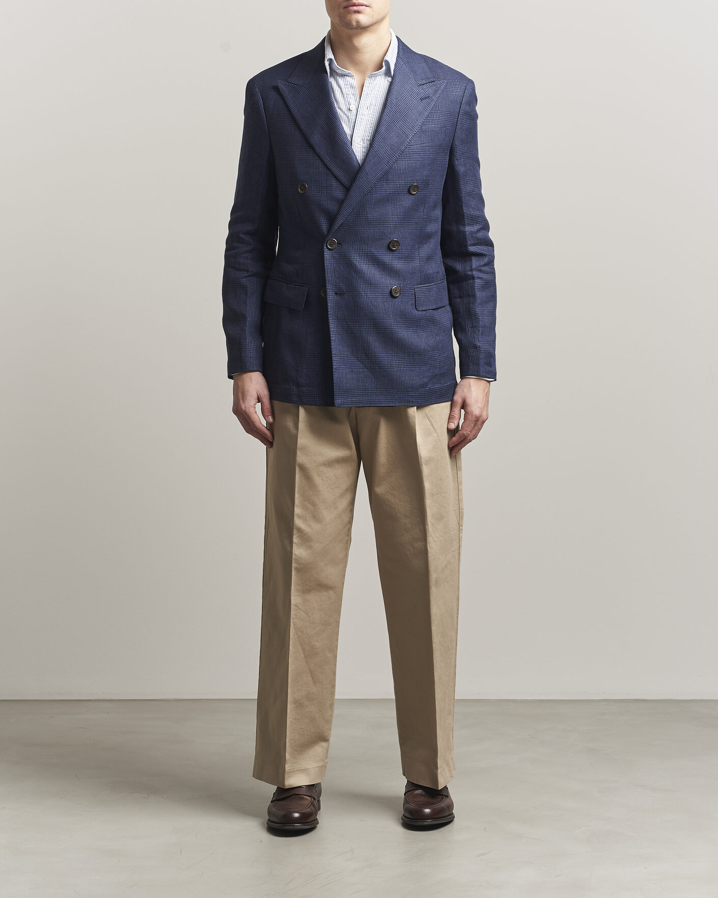Herre | Dressjakker | Polo Ralph Lauren | Mini Glenplaid DB Blazer Spring Navy