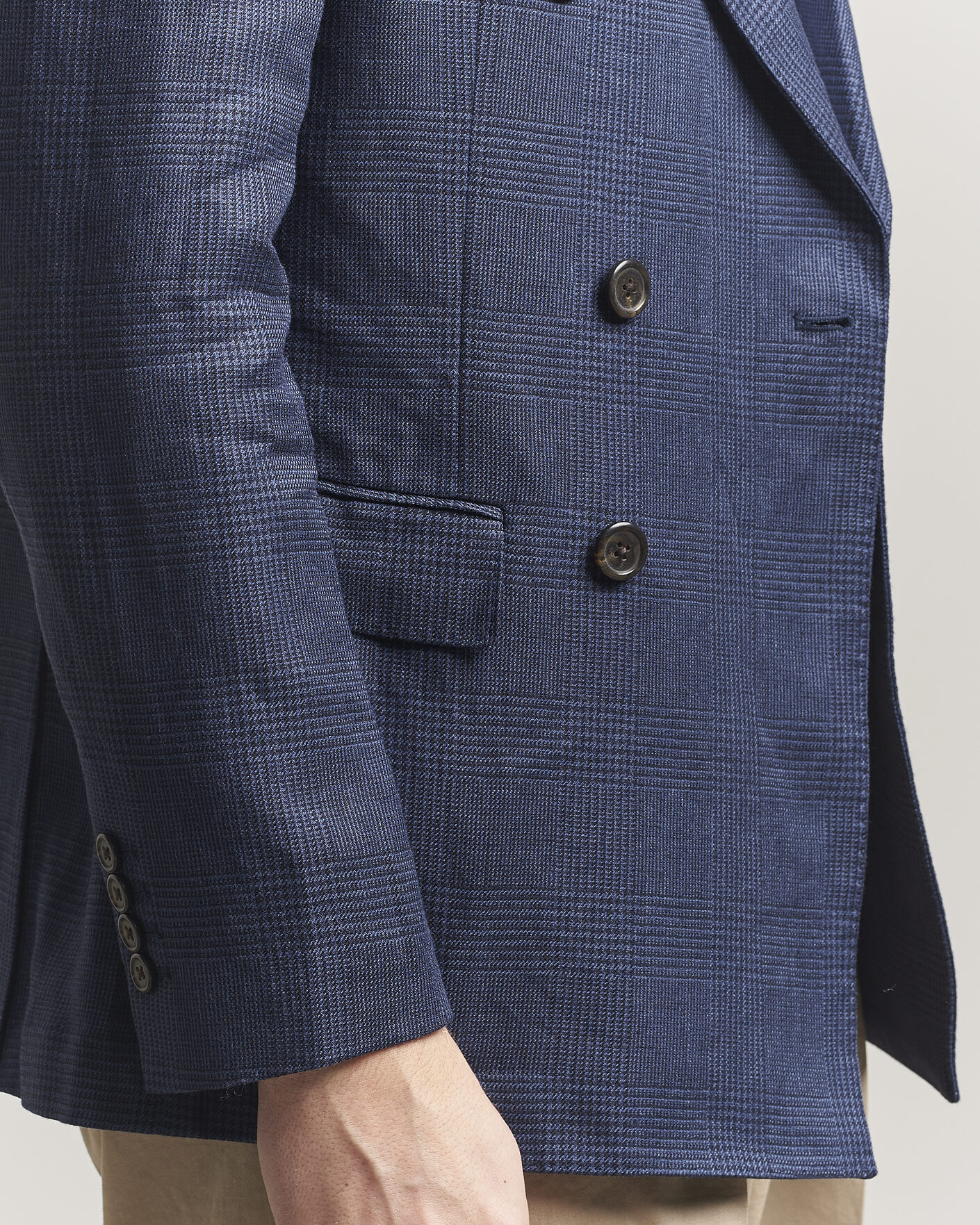 Herre | Dressjakker | Polo Ralph Lauren | Mini Glenplaid DB Blazer Spring Navy