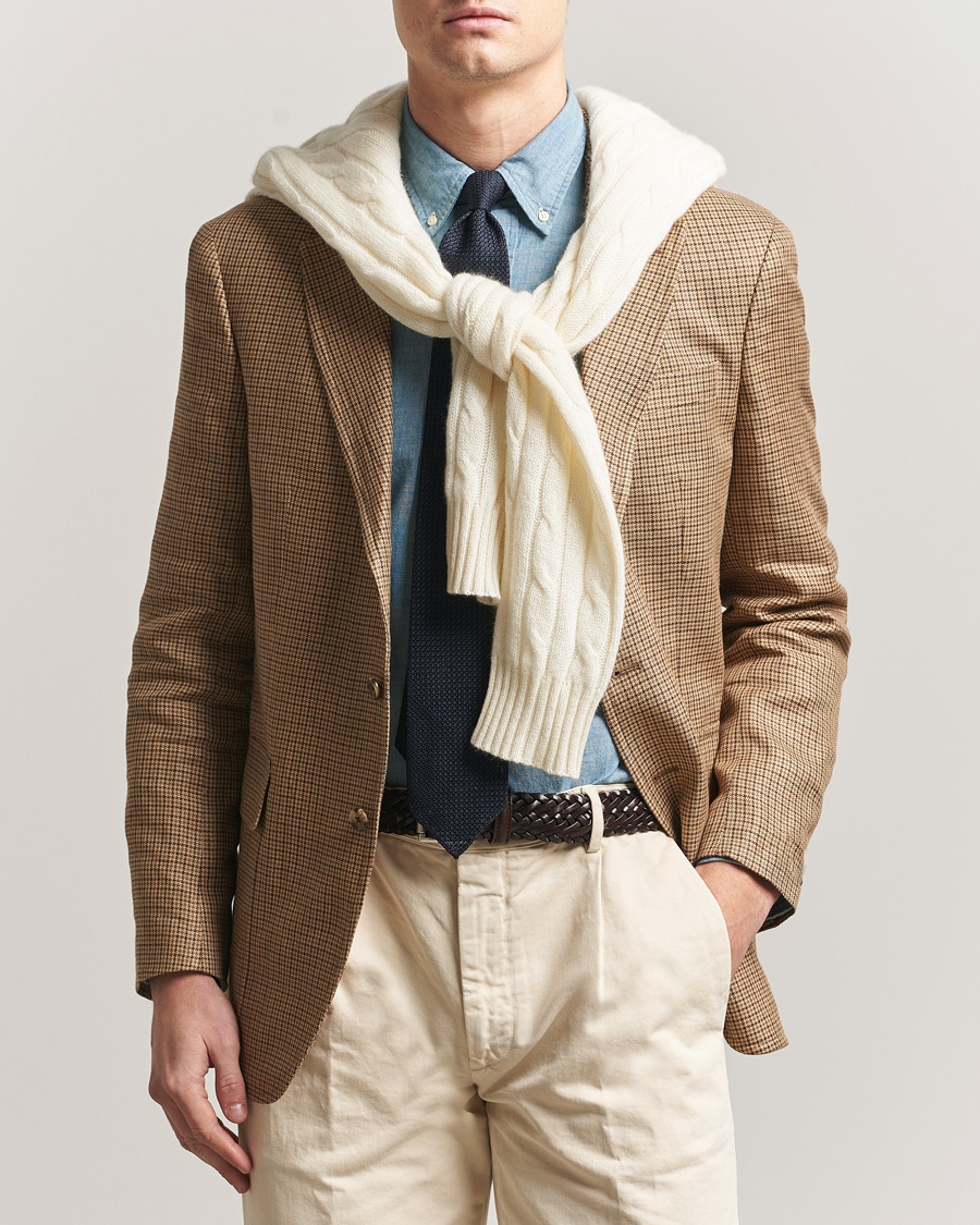 Herre | Dressjakker | Polo Ralph Lauren | Mini Guncheck Blazer Camel Multi