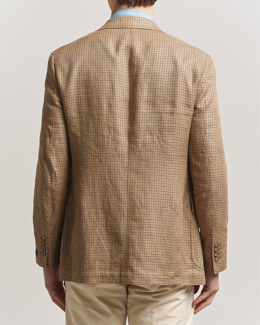 Herre | Dressjakker | Polo Ralph Lauren | Mini Guncheck Blazer Camel Multi