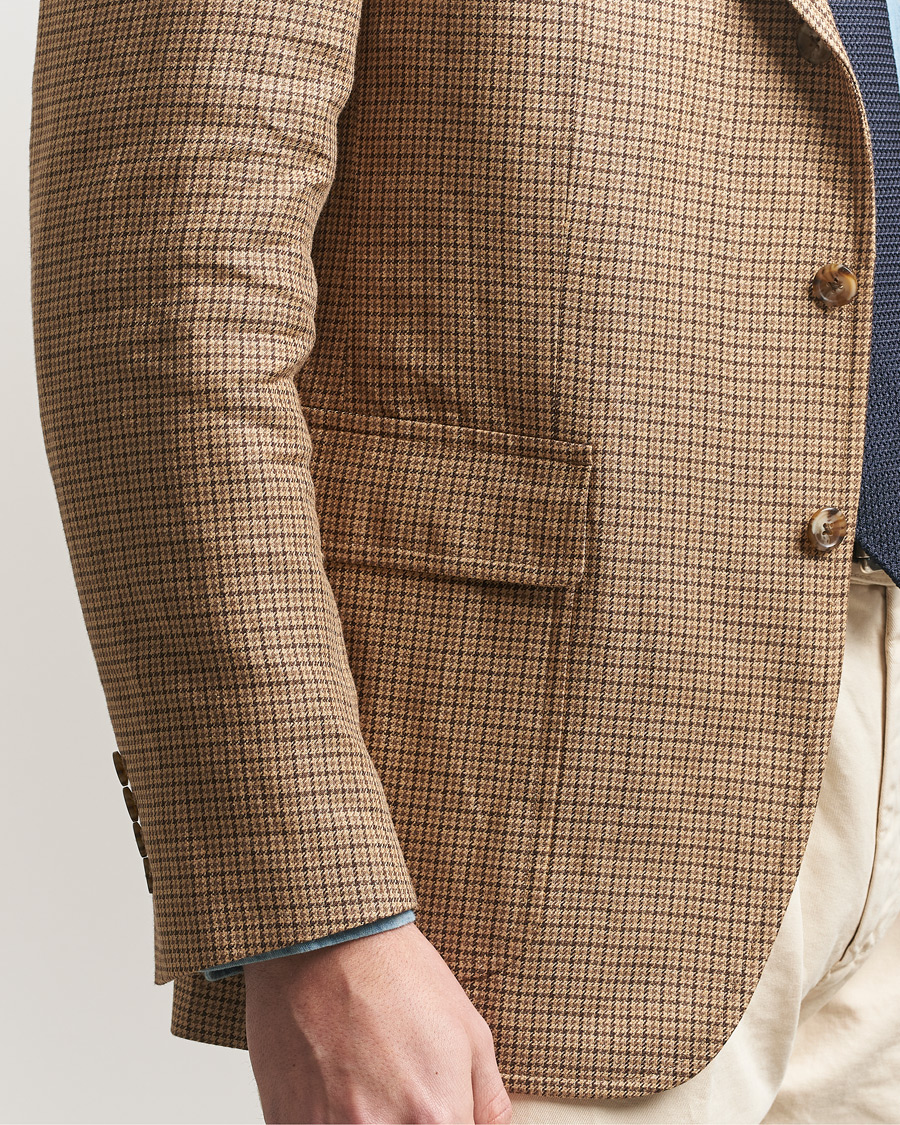 Herre | Dressjakker | Polo Ralph Lauren | Mini Guncheck Blazer Camel Multi