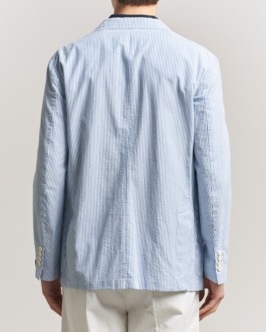 Herre | Dressjakker | Polo Ralph Lauren | Seersucker Sportcoat Bright Blue/White