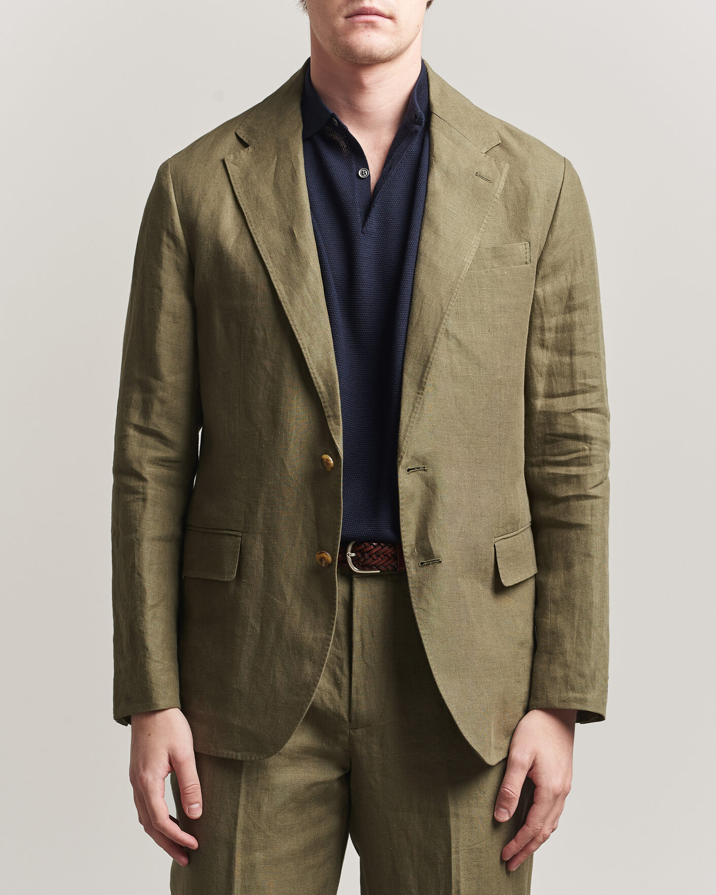Herre | Dressjakker | Polo Ralph Lauren | Linen Sportcoat Basic Olive