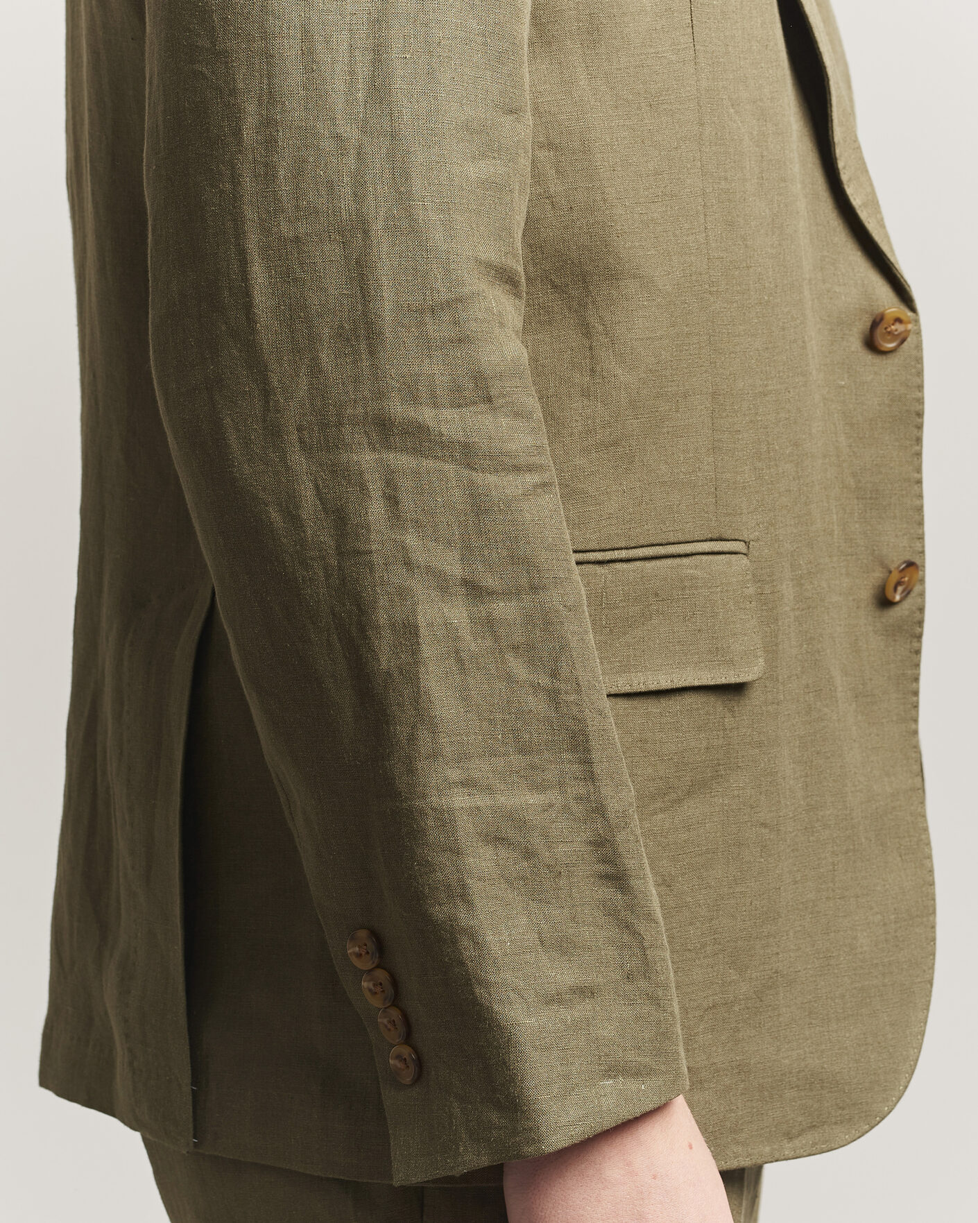 Herre | Dressjakker | Polo Ralph Lauren | Linen Sportcoat Basic Olive