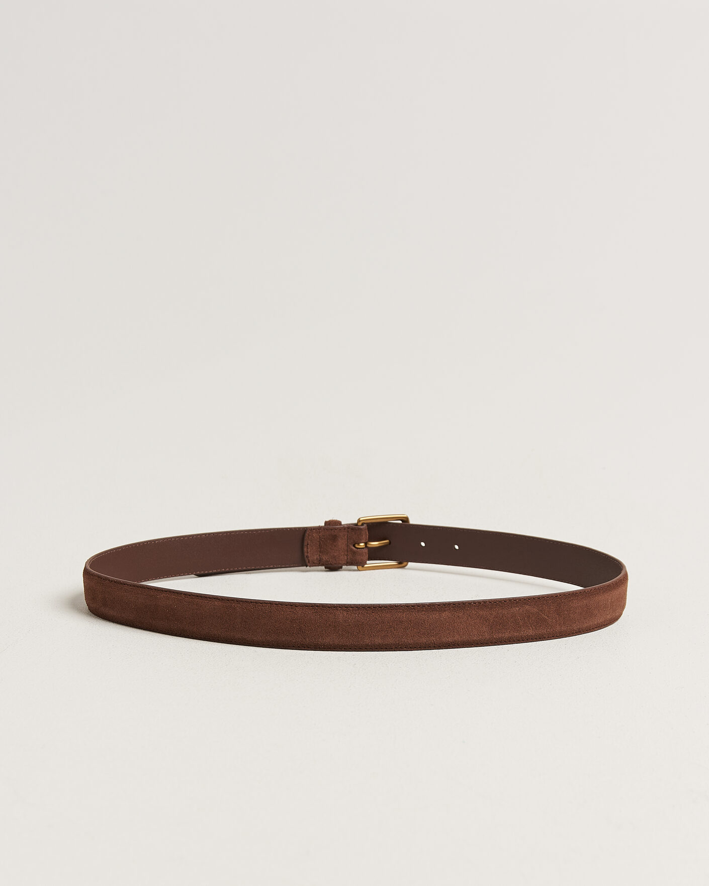 Herre | Belter | Polo Ralph Lauren | Suede Belt Dark Brown