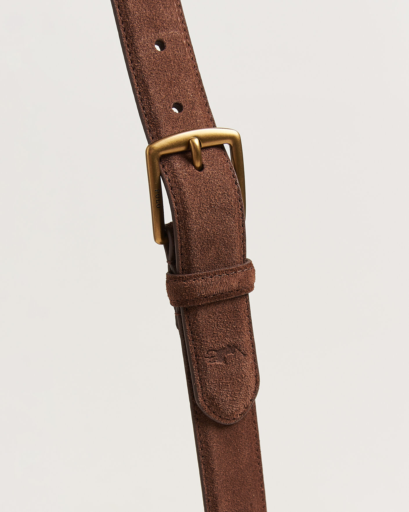 Herre | Belter | Polo Ralph Lauren | Suede Belt Dark Brown