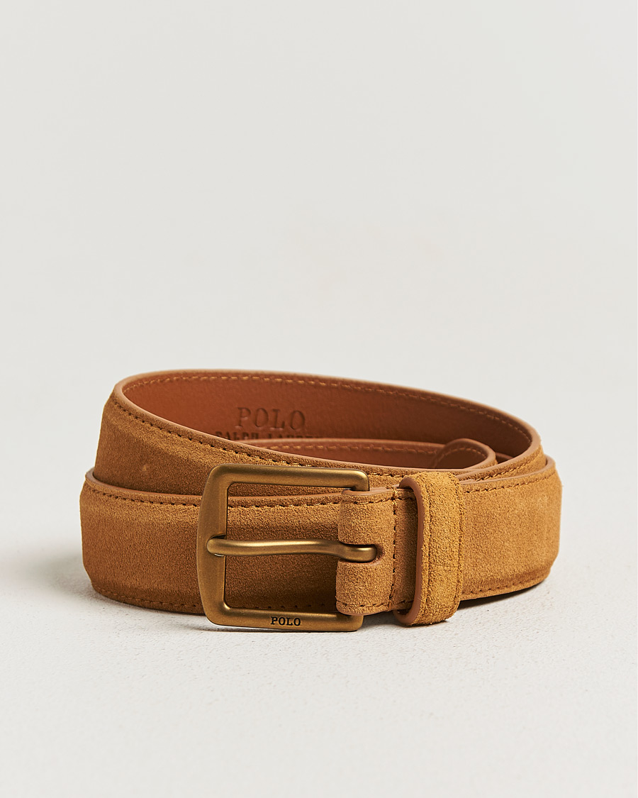 Herre | Belter | Polo Ralph Lauren | Suede Belt Tan
