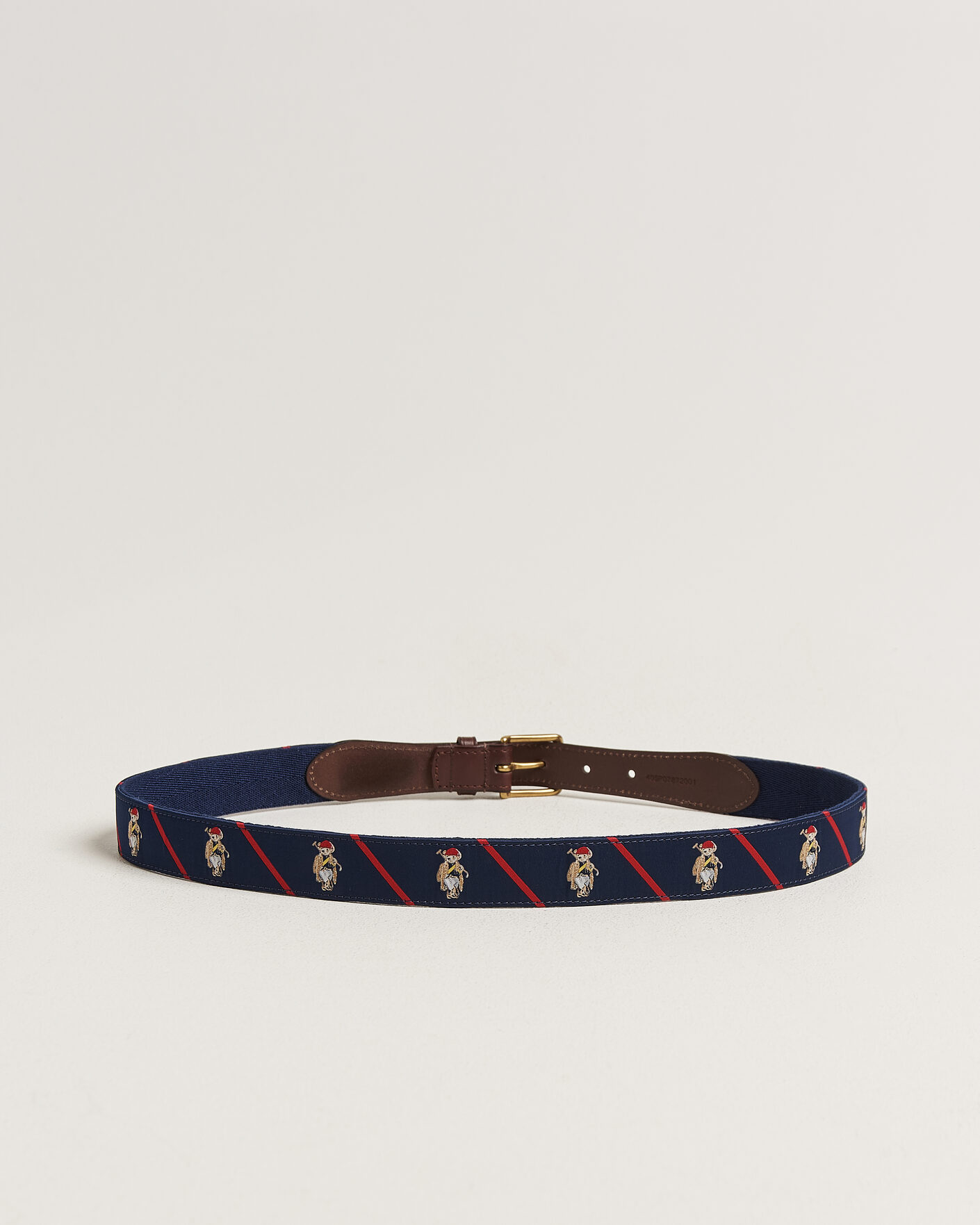Herre | Belter | Polo Ralph Lauren | Leather Bear Belt Navy Multi