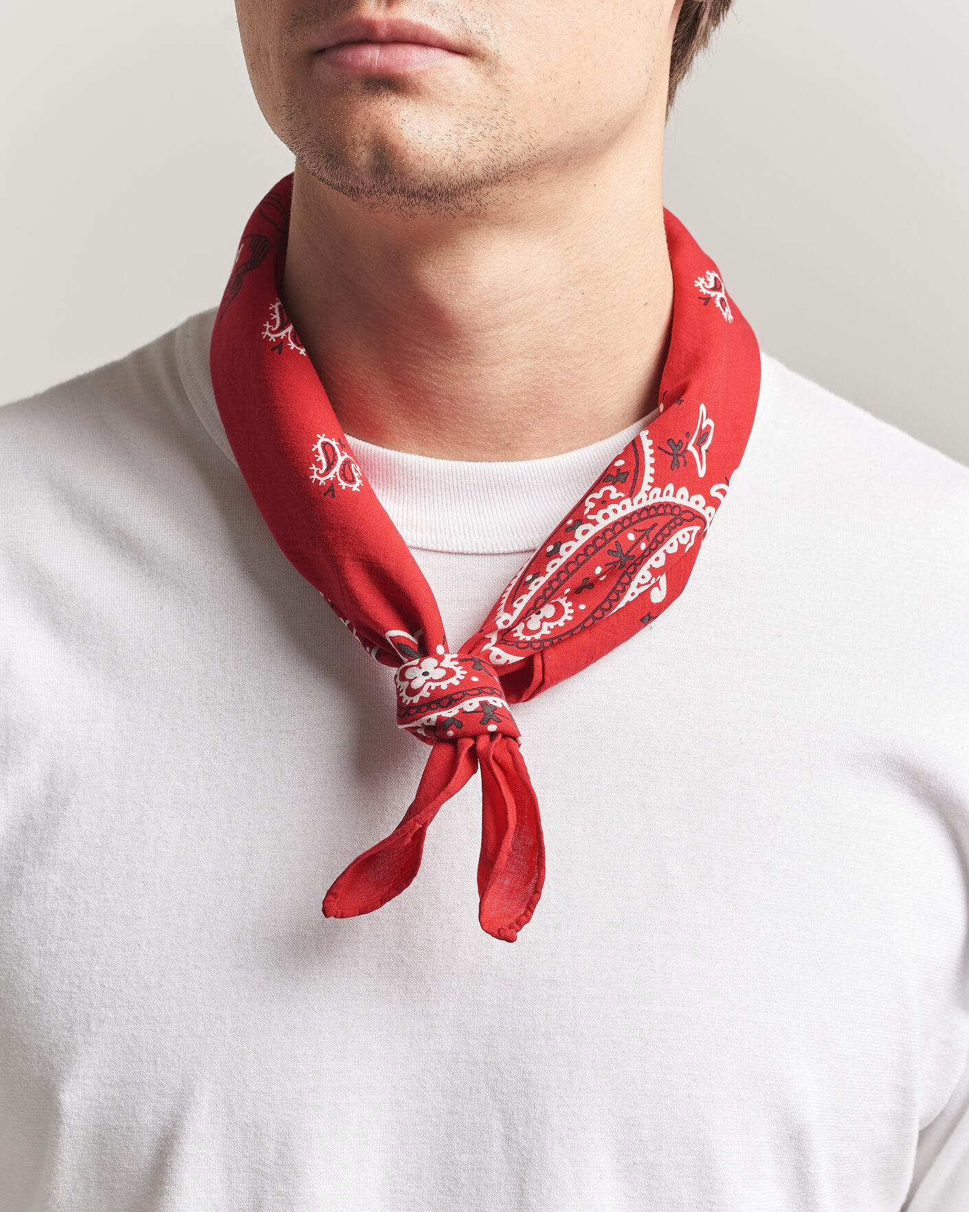 Herre | Scarves | Polo Ralph Lauren | Cotton Printed Bandana Red/White