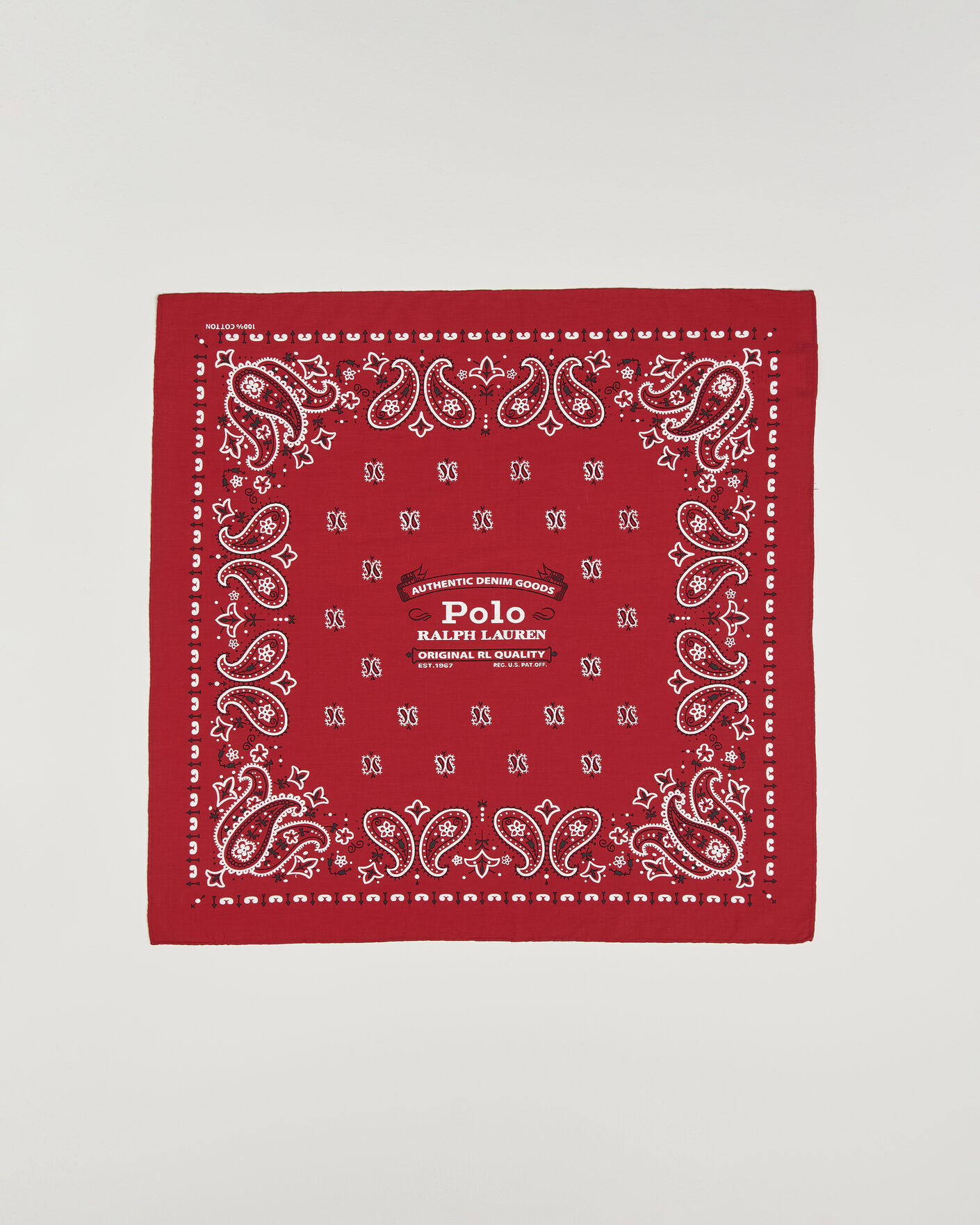 Herre | Scarves | Polo Ralph Lauren | Cotton Printed Bandana Red/White