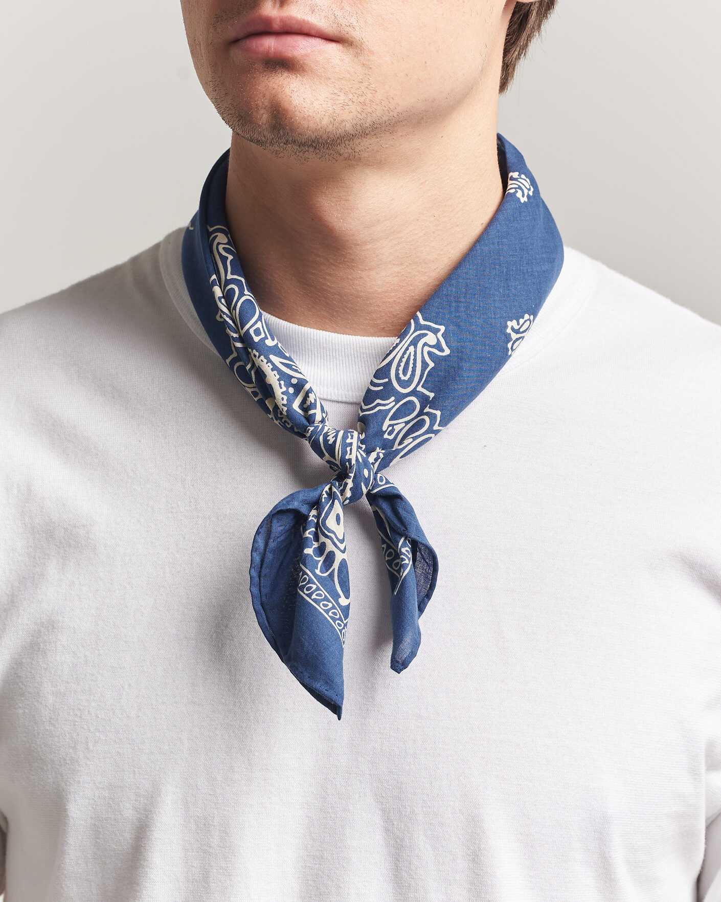 Herre | Scarves | Polo Ralph Lauren | Printed Bear Scarf Navy Multi