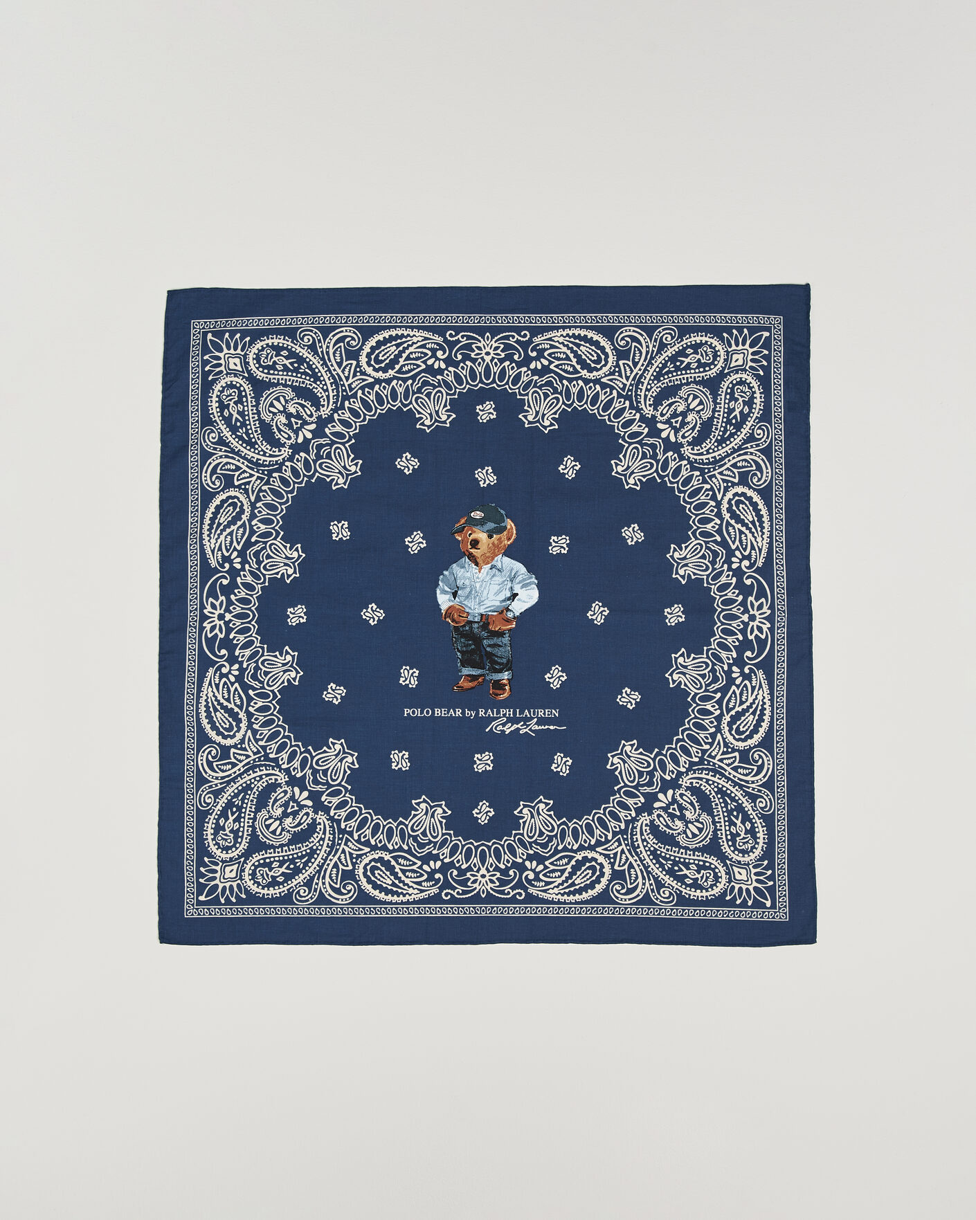 Herre | Scarves | Polo Ralph Lauren | Printed Bear Scarf Navy Multi
